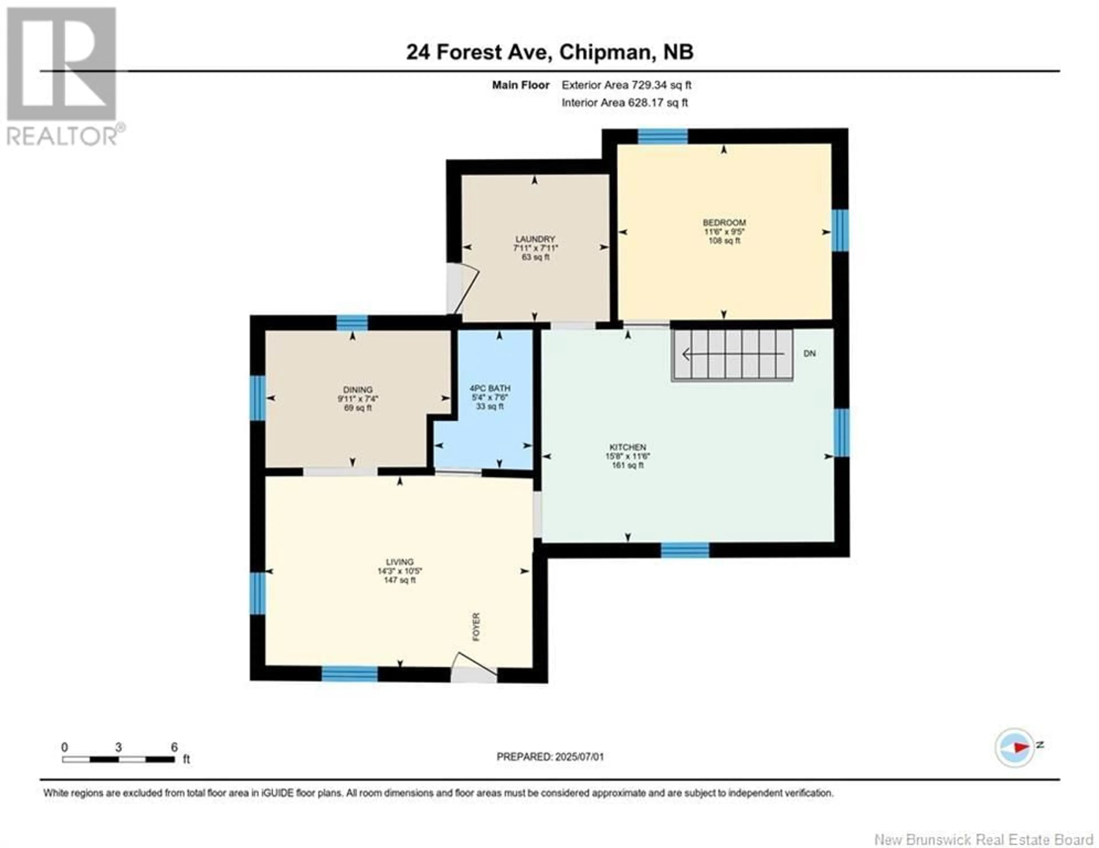 Floor plan for 24 FOREST AVENUE, Chipman New Brunswick E3A1Z9