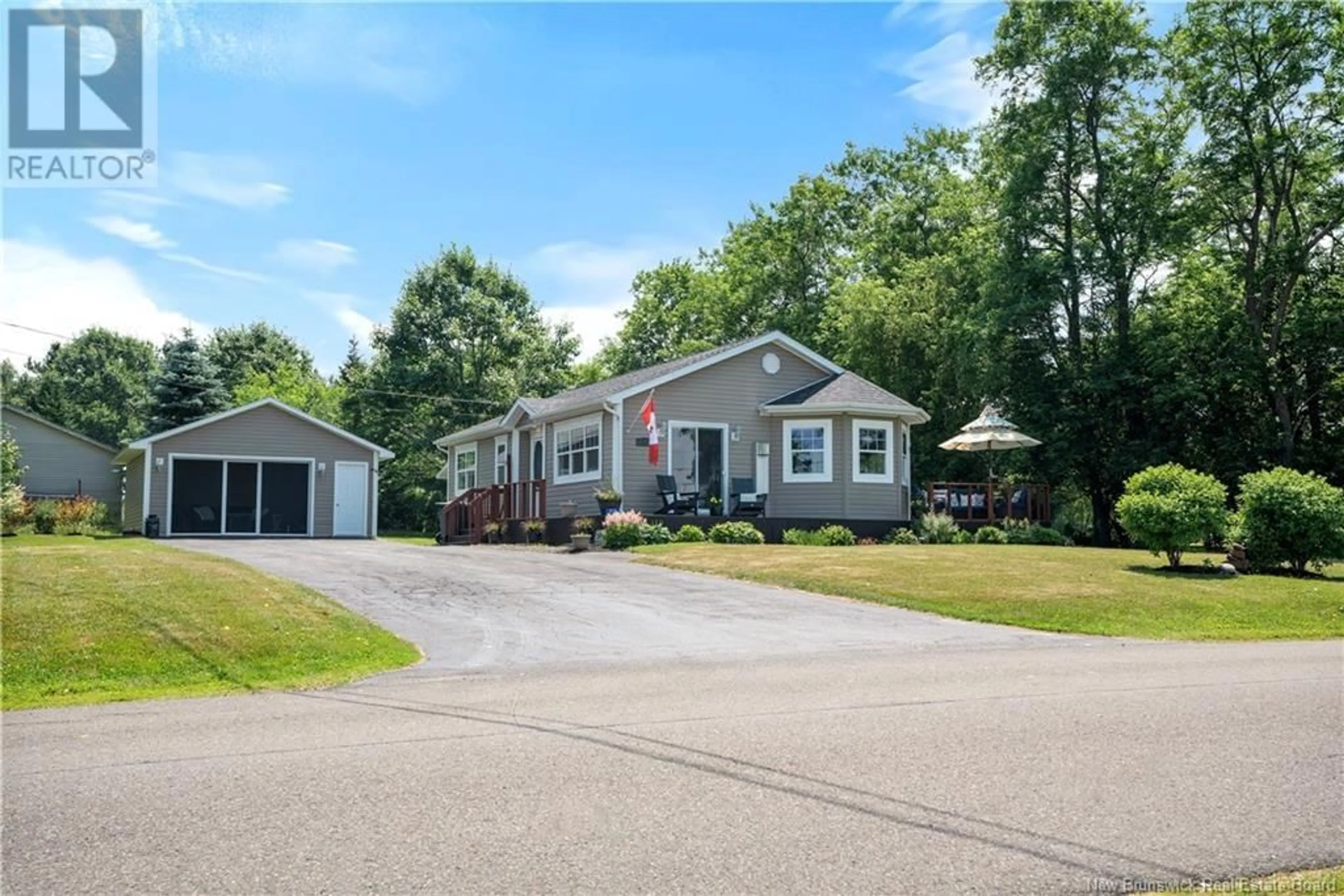 Home with vinyl exterior material, street for 23 SUNSET, Rexton New Brunswick E4W2E6