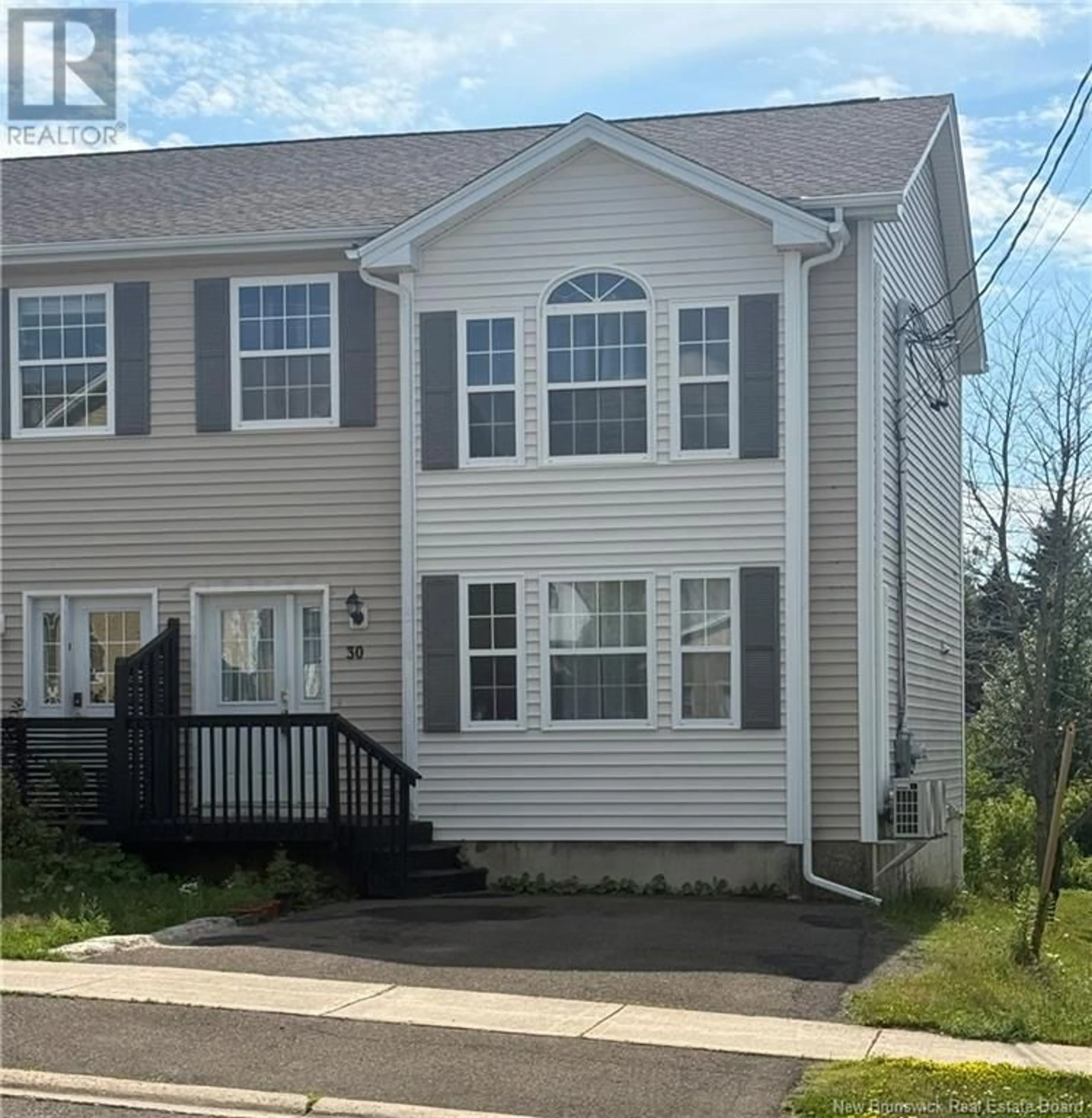 Home with vinyl exterior material, street for 30 GAGNON DRIVE, Moncton New Brunswick E1A0A5