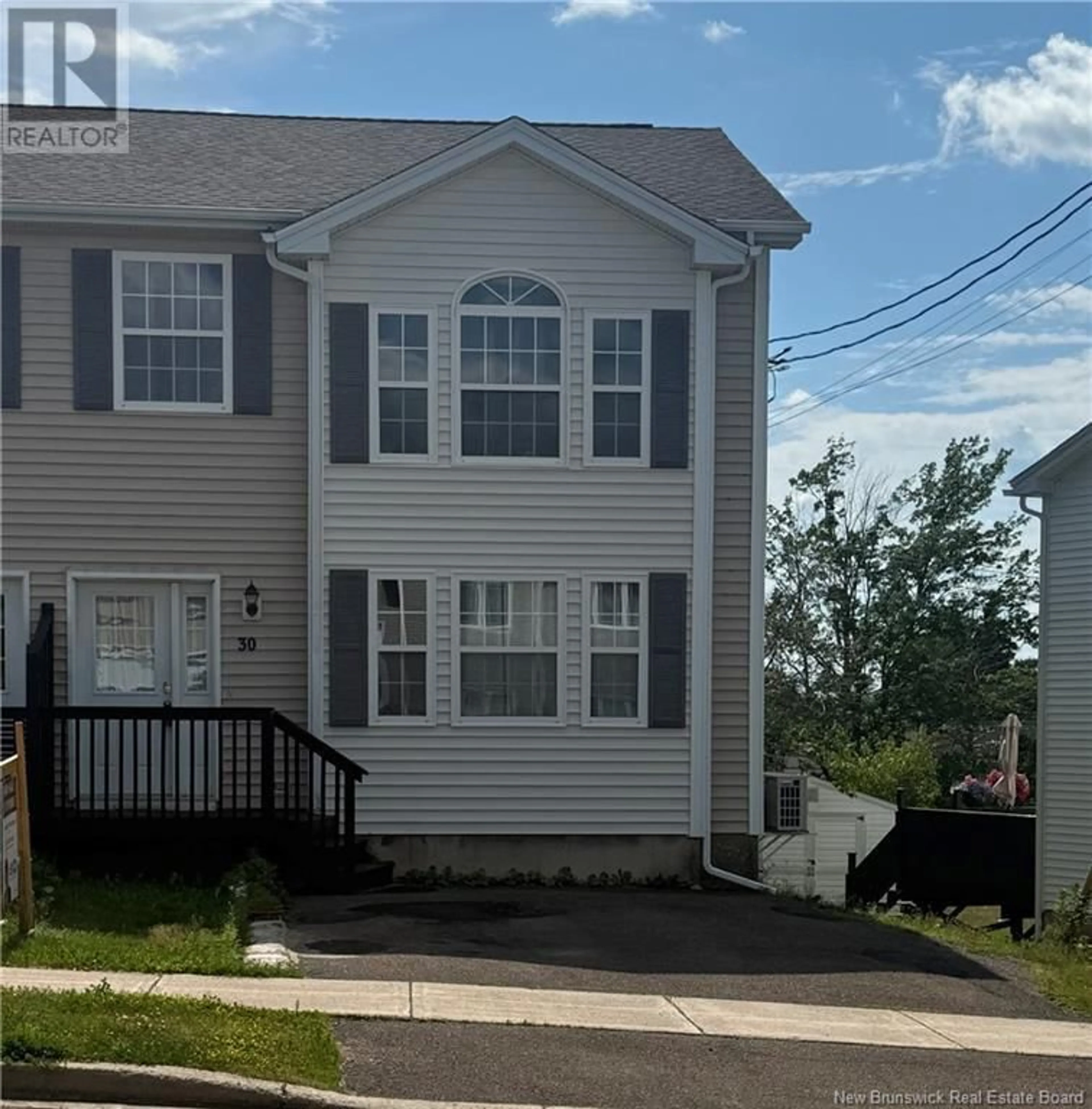 Home with vinyl exterior material, street for 30 GAGNON DRIVE, Moncton New Brunswick E1A0A5
