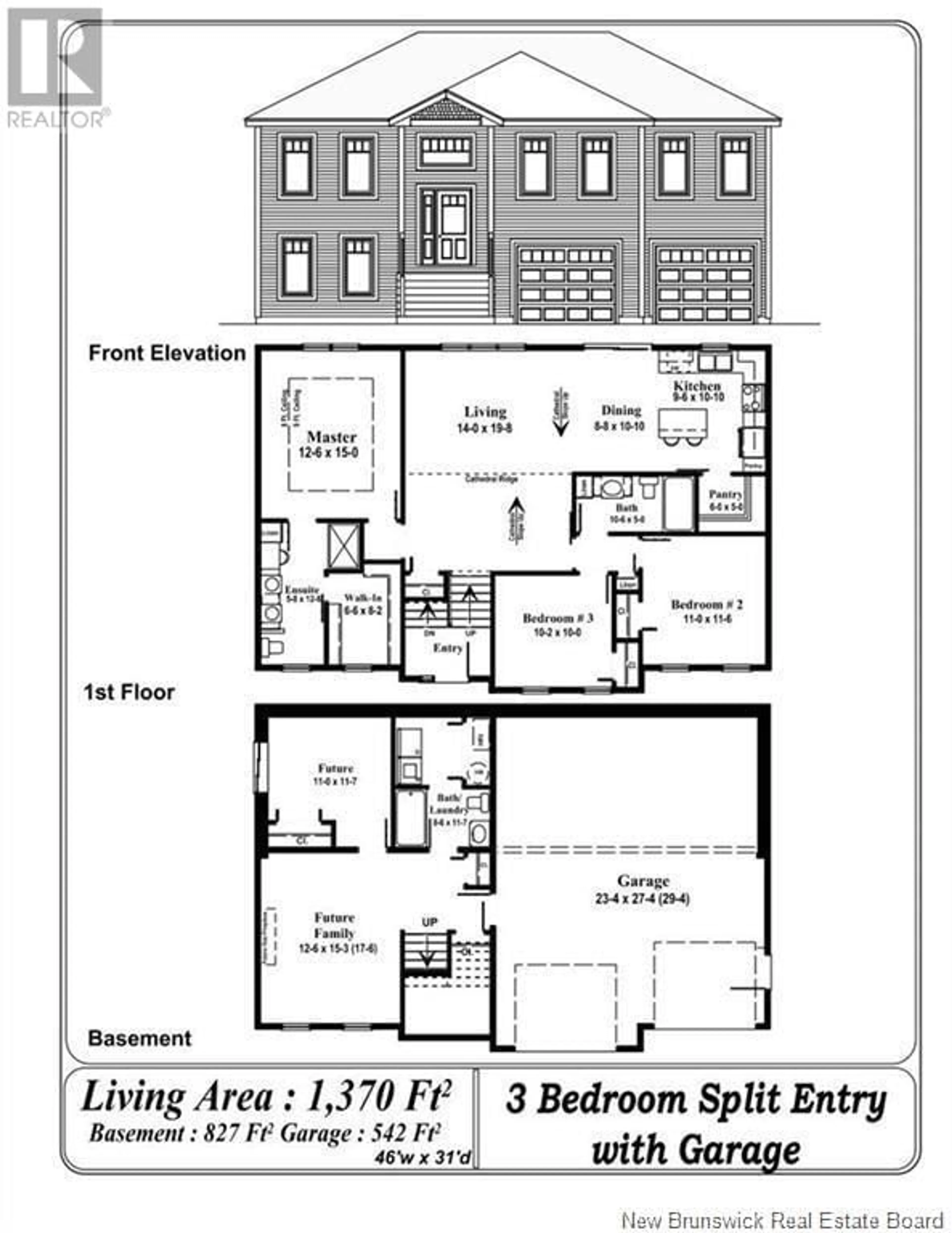 Floor plan for 63 SAMSON STREET, Moncton New Brunswick E1G5X2