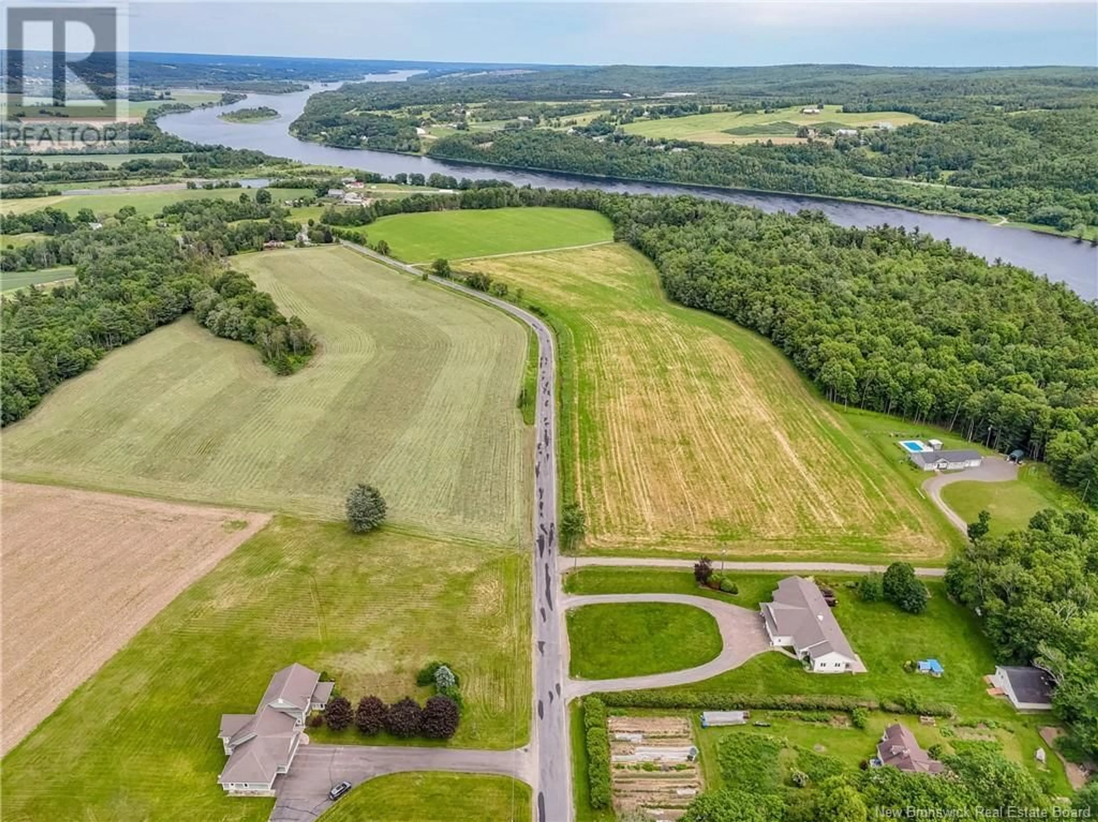 A pic from outside/outdoor area/front of a property/back of a property/a pic from drone, water/lake/river/ocean view for 240 CROCKS POINT ROAD, Keswick Ridge New Brunswick E6L1T7