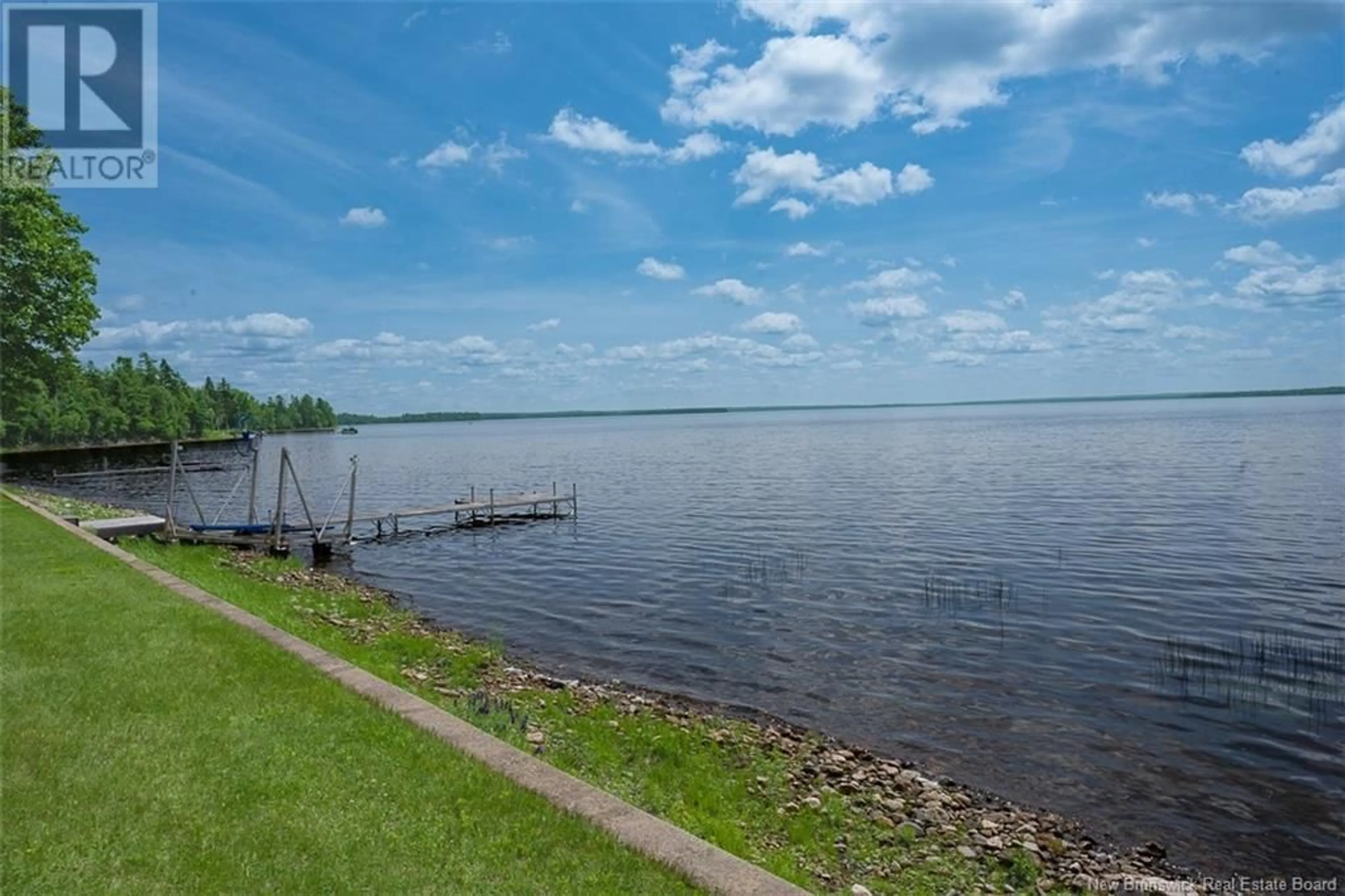 A pic from outside/outdoor area/front of a property/back of a property/a pic from drone, water/lake/river/ocean view for 360 JAMIESON ROAD, Harvey New Brunswick E6K2J3