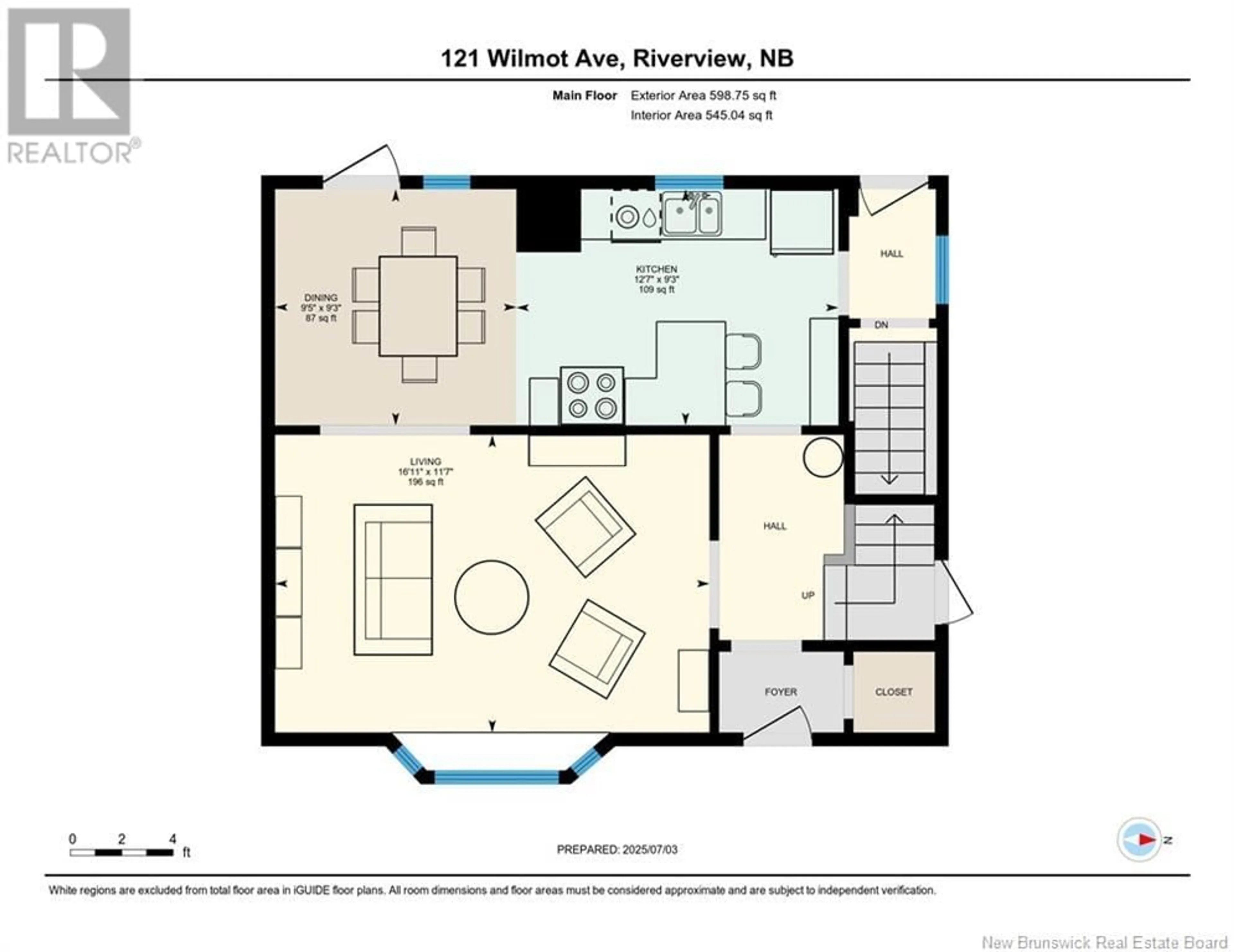 Floor plan for 121 WILMOT AVENUE, Riverview New Brunswick E1B1V9