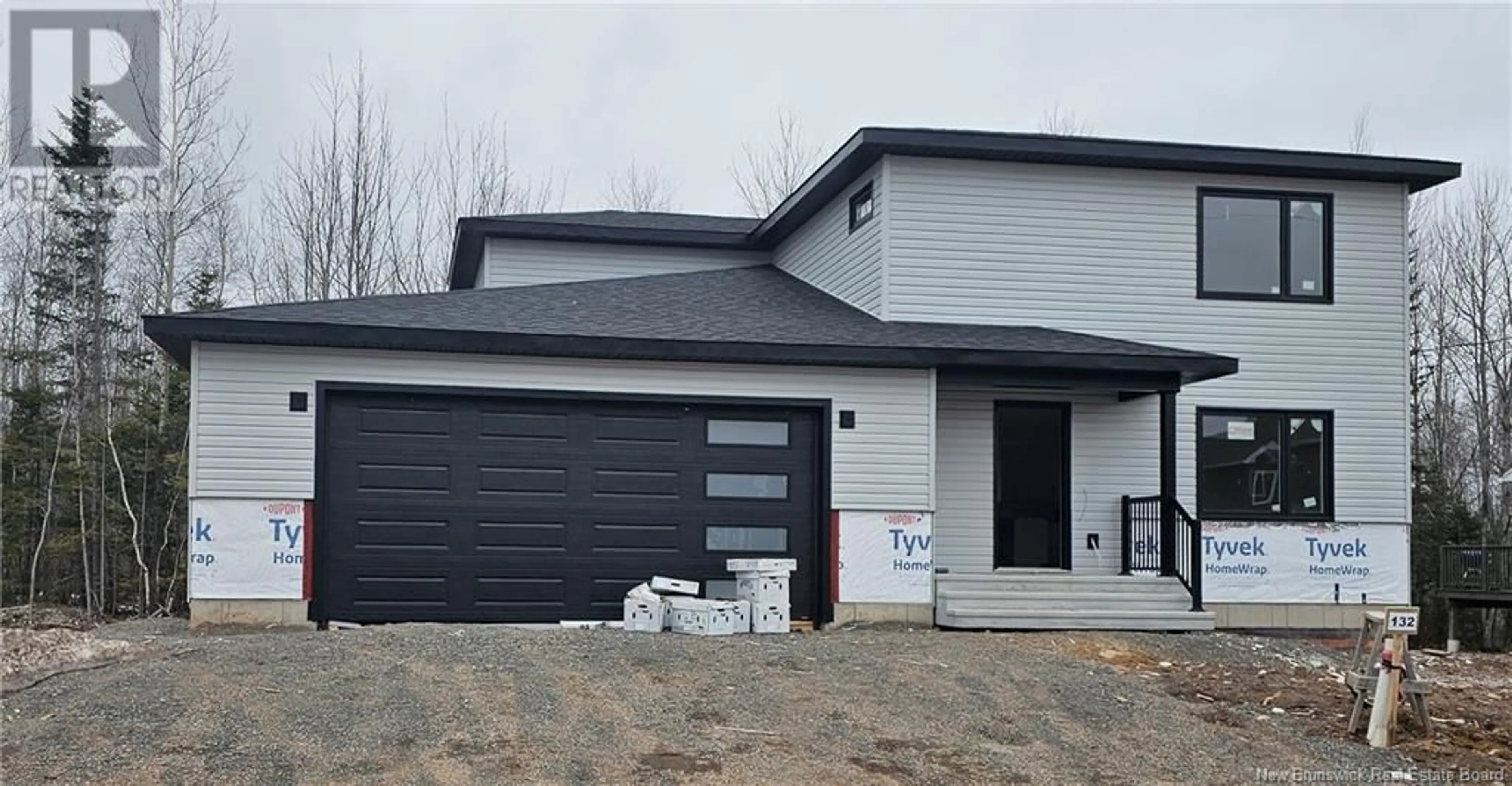 Home with vinyl exterior material, street for 132 CARRINGTON DRIVE, Riverview New Brunswick E1B5E8