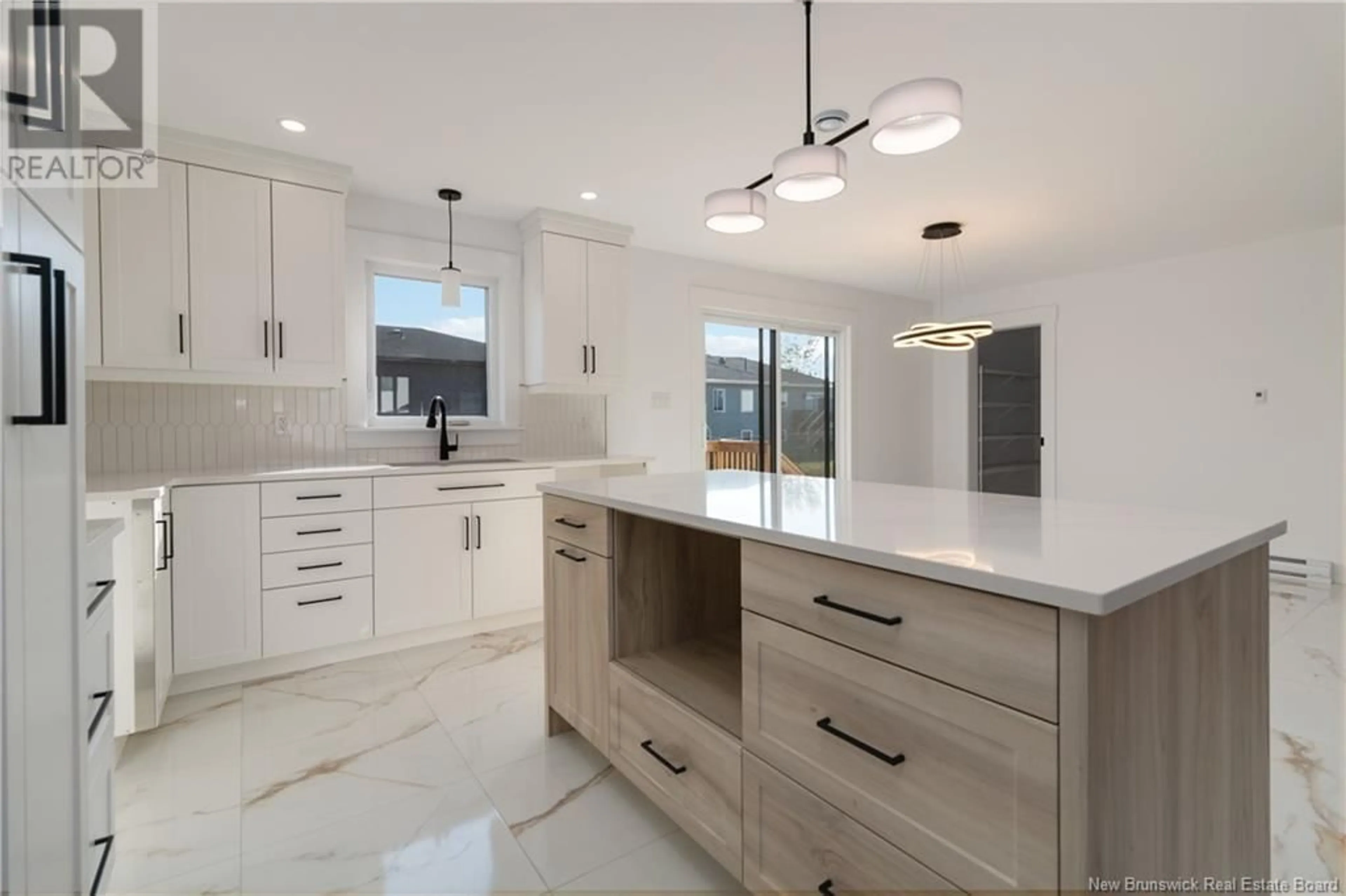 Open concept kitchen, ceramic/tile floor for 132 CARRINGTON DRIVE, Riverview New Brunswick E1B5E8