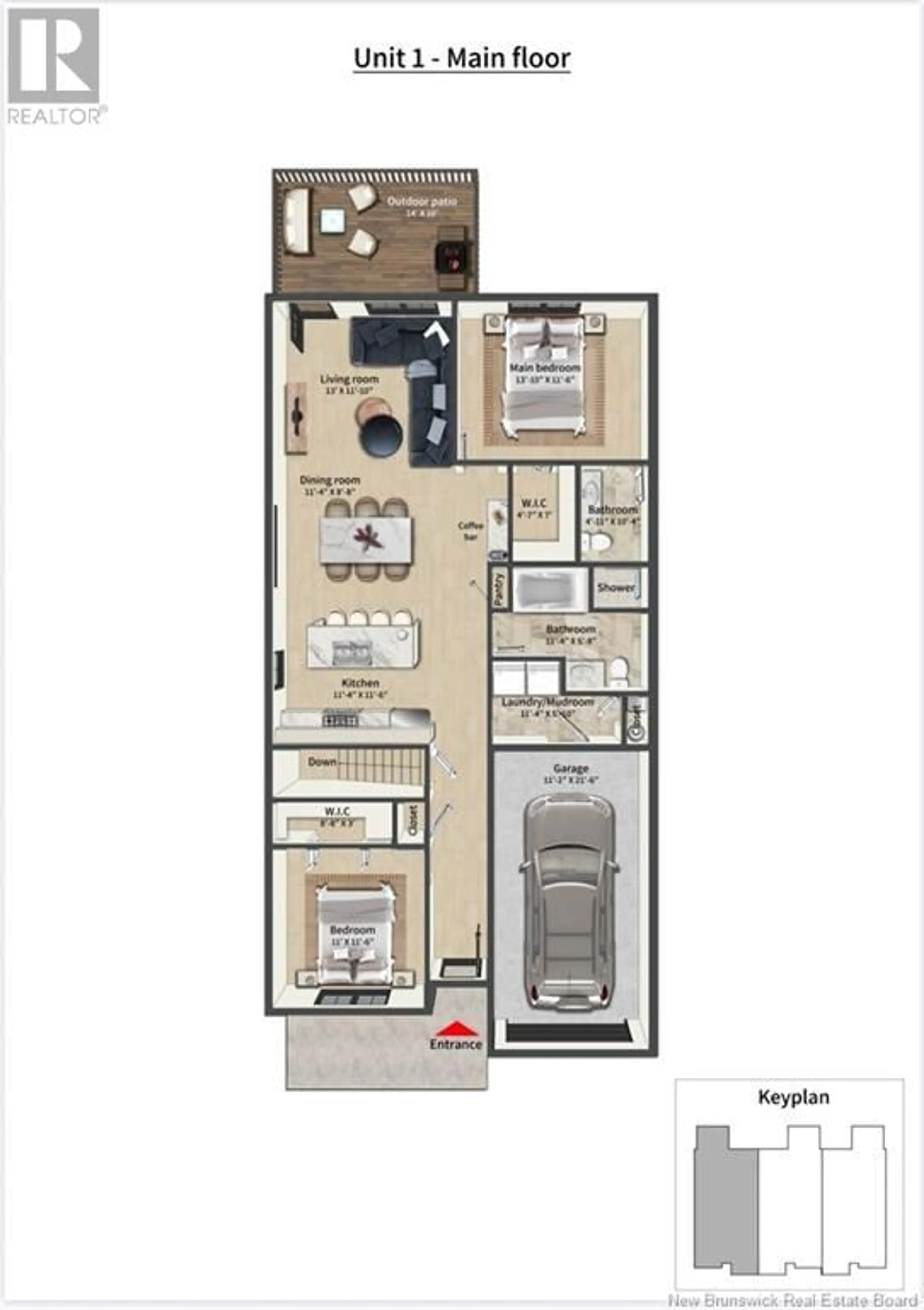 Floor plan for 31 TERRY FOX DRIVE, Oromocto New Brunswick E2V0P6