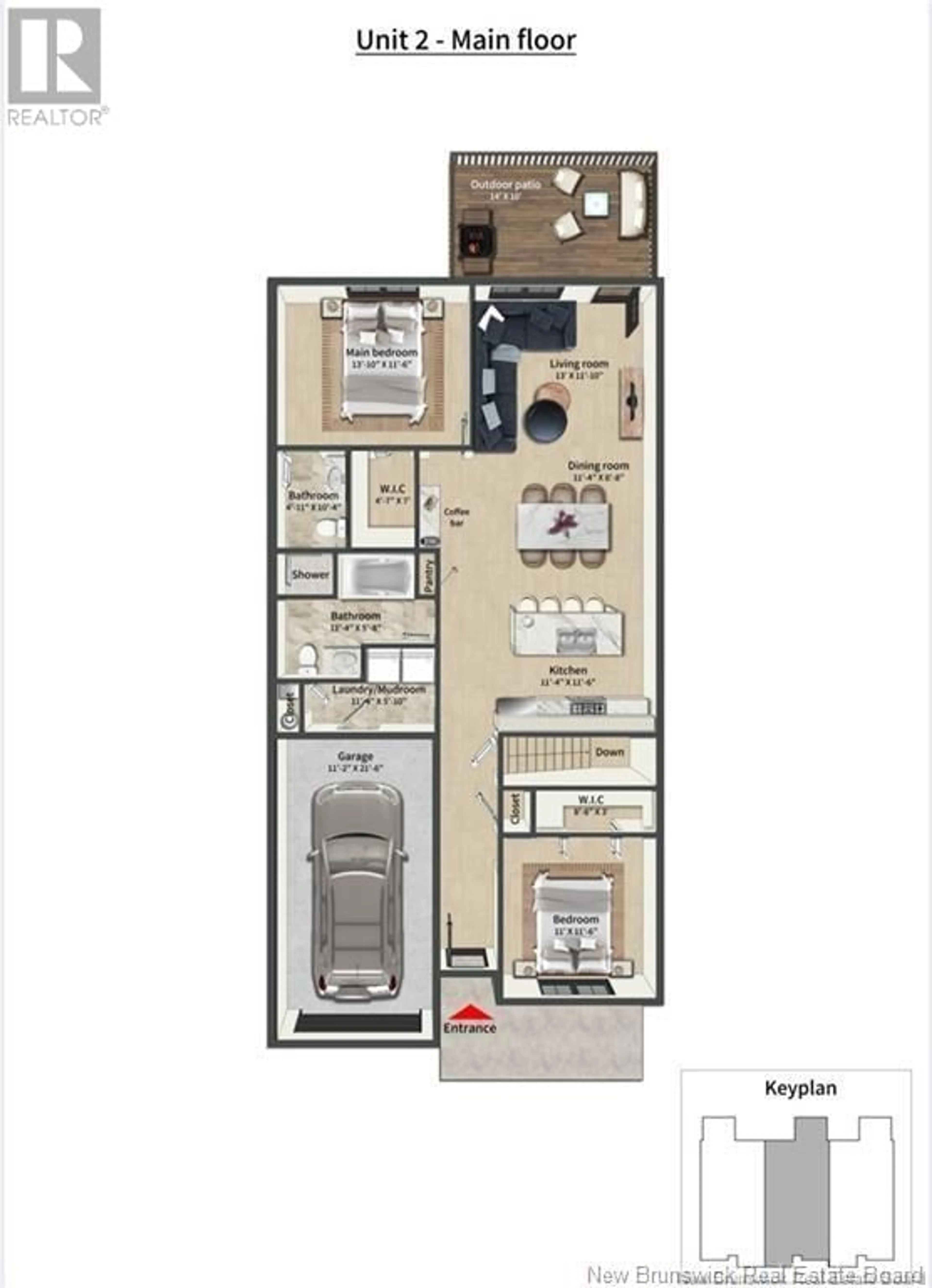 Floor plan for 33 TERRY FOX DRIVE, Oromocto New Brunswick E2V0P6