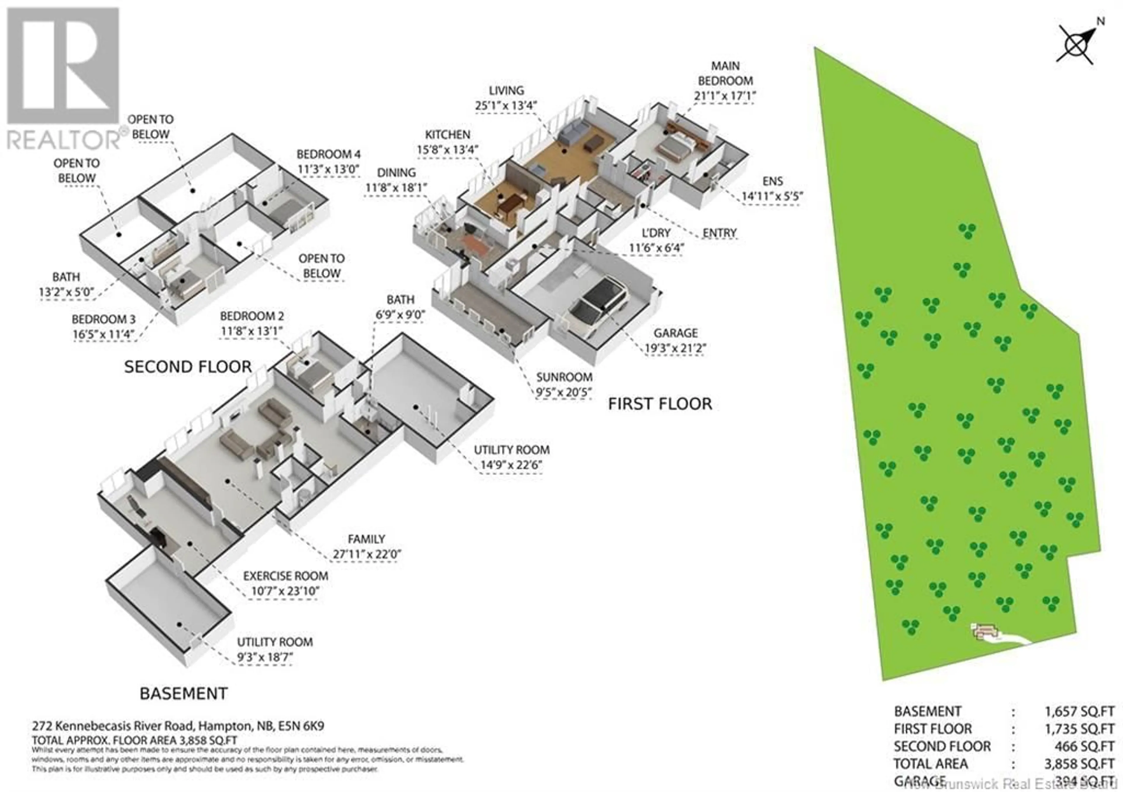 Floor plan for 272 KENNEBECASIS RIVER ROAD, Hampton New Brunswick E5N6K9