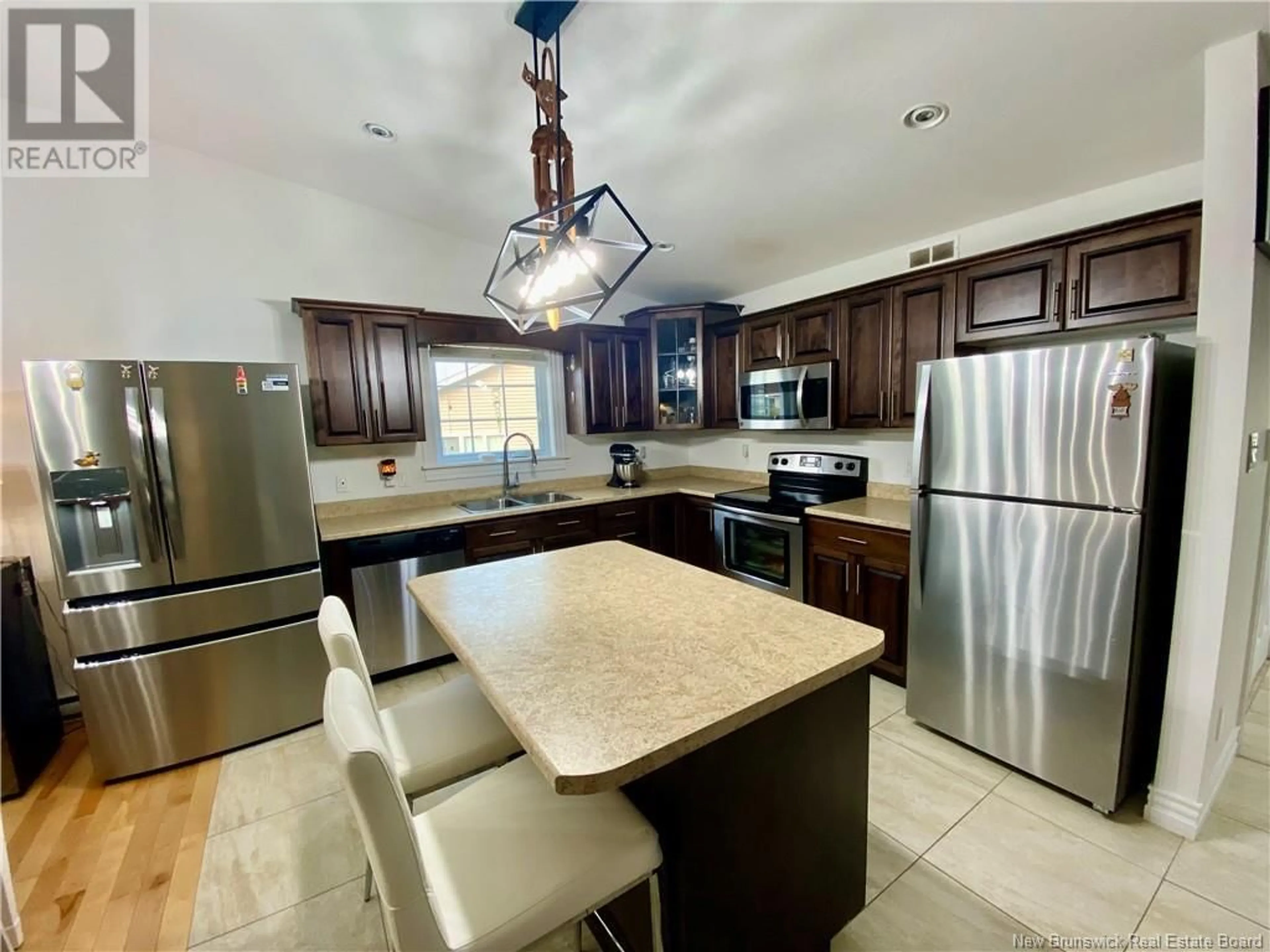 Open concept kitchen, ceramic/tile floor for 59 SUGARLOAF COURT, Riverview New Brunswick E1B0P7