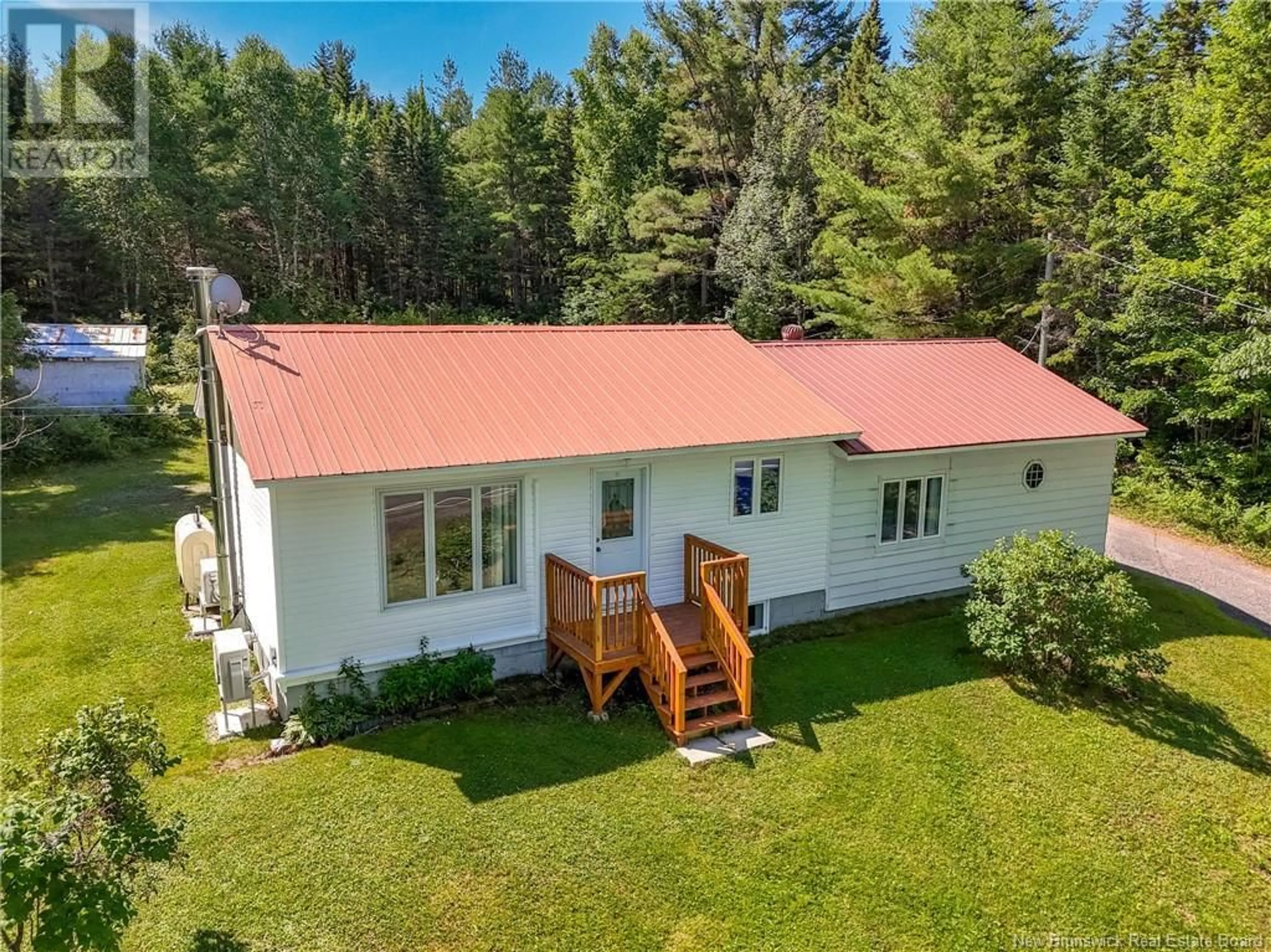A pic from outside/outdoor area/front of a property/back of a property/a pic from drone, unknown for 6772 ROUTE 8, Ludlow New Brunswick E9C2H6