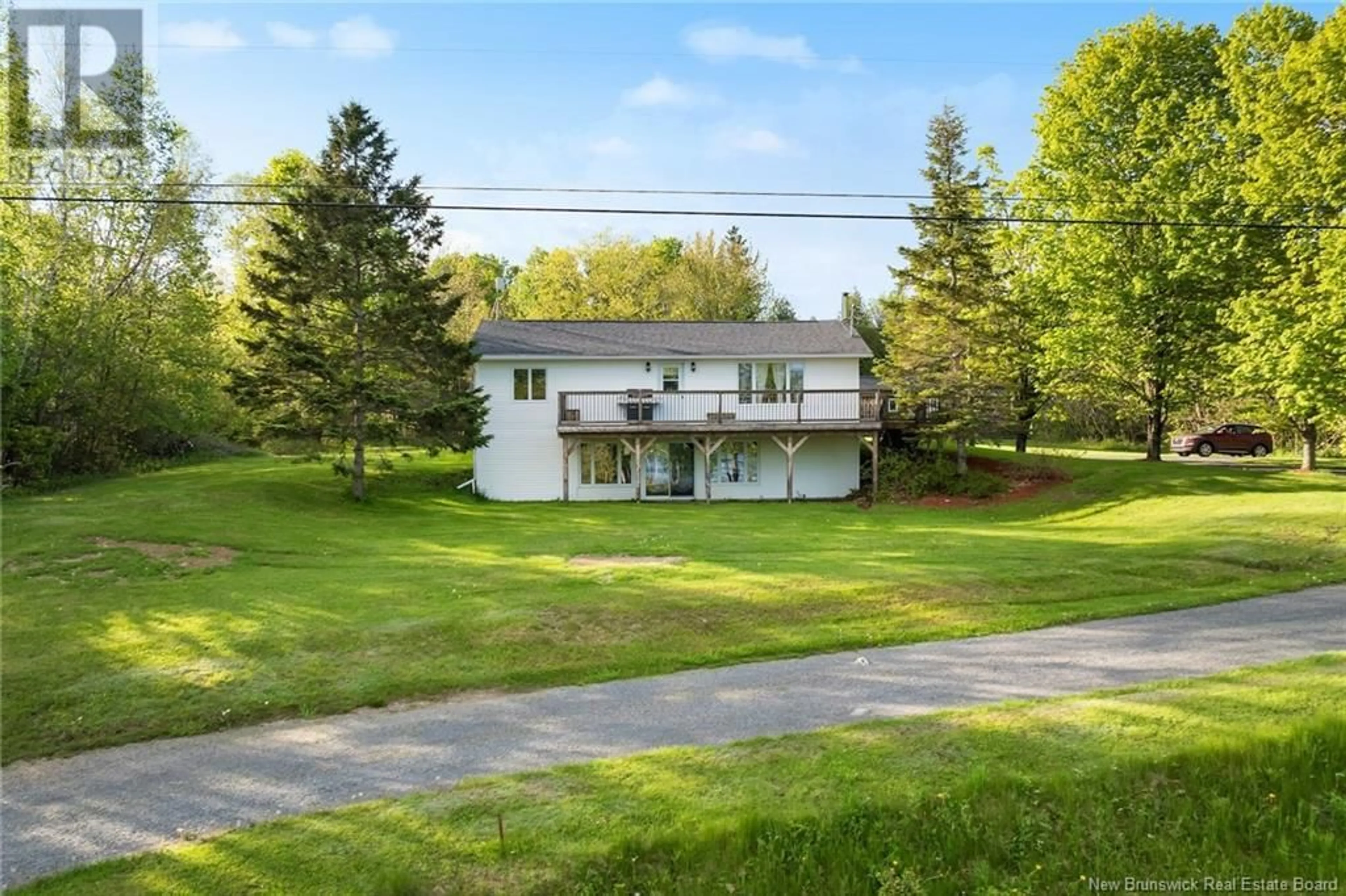 A pic from outside/outdoor area/front of a property/back of a property/a pic from drone, unknown for 2044 ROUTE 105, Lower Queensbury New Brunswick E6L2W6