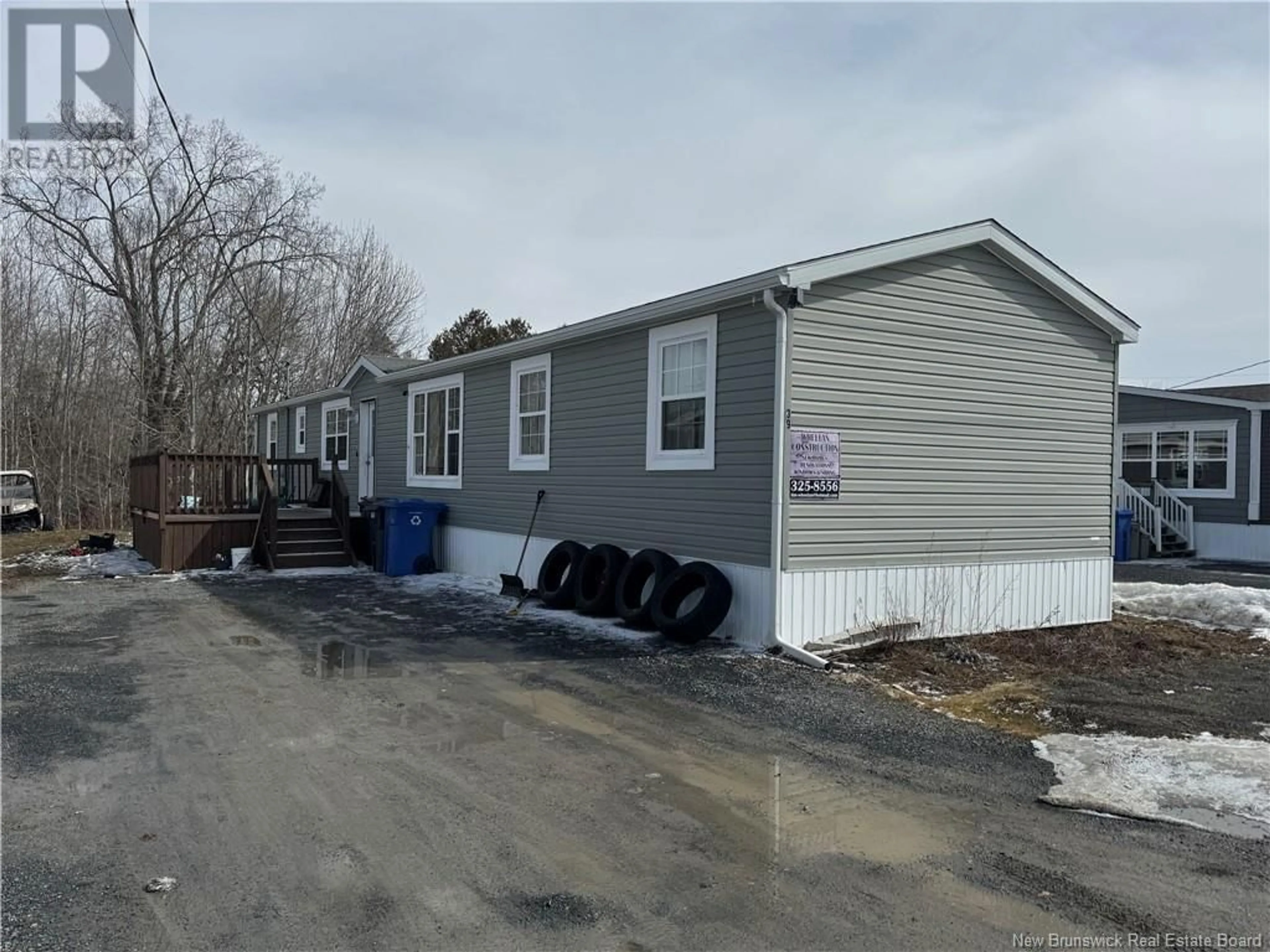 Home with vinyl exterior material, street for 39 CARR LANE, Jacksonville New Brunswick E7M0G2