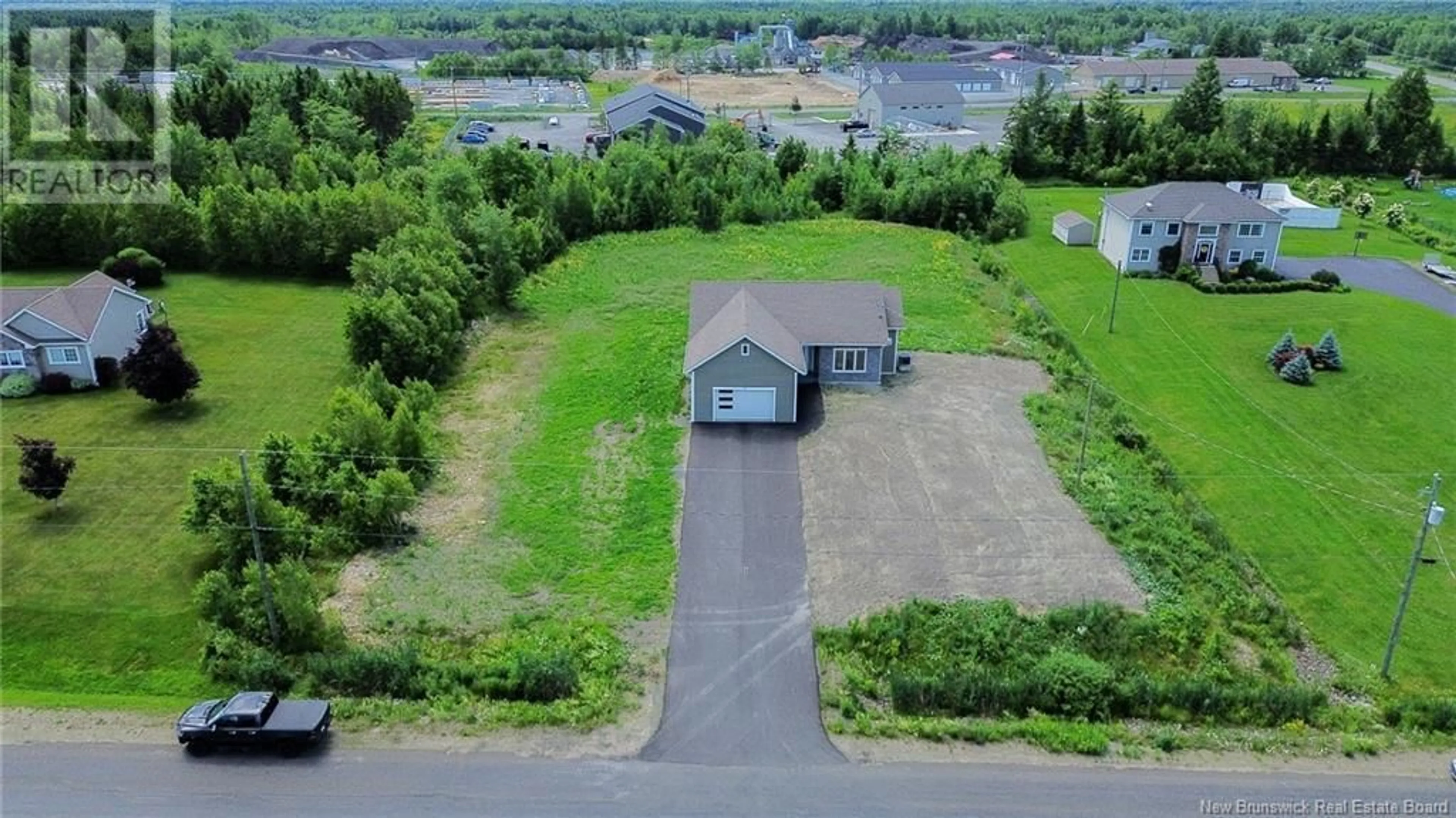 A pic from outside/outdoor area/front of a property/back of a property/a pic from drone, water/lake/river/ocean view for 12 COPPERHILL LANE, Killarney Road New Brunswick E3A9V2