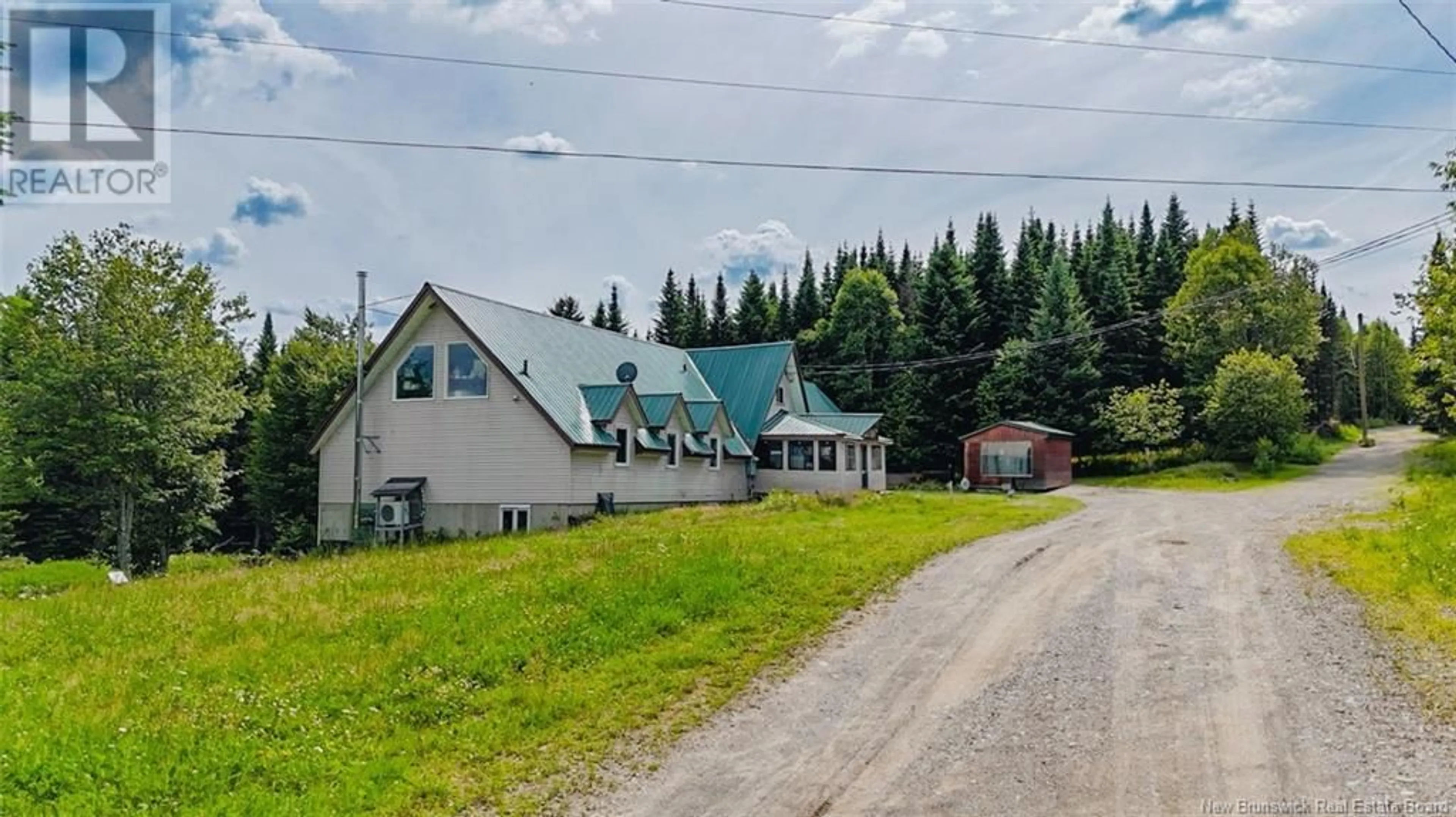 A pic from outside/outdoor area/front of a property/back of a property/a pic from drone, unknown for 19 CHIPMUNK LANE, Juniper New Brunswick E7L1J9