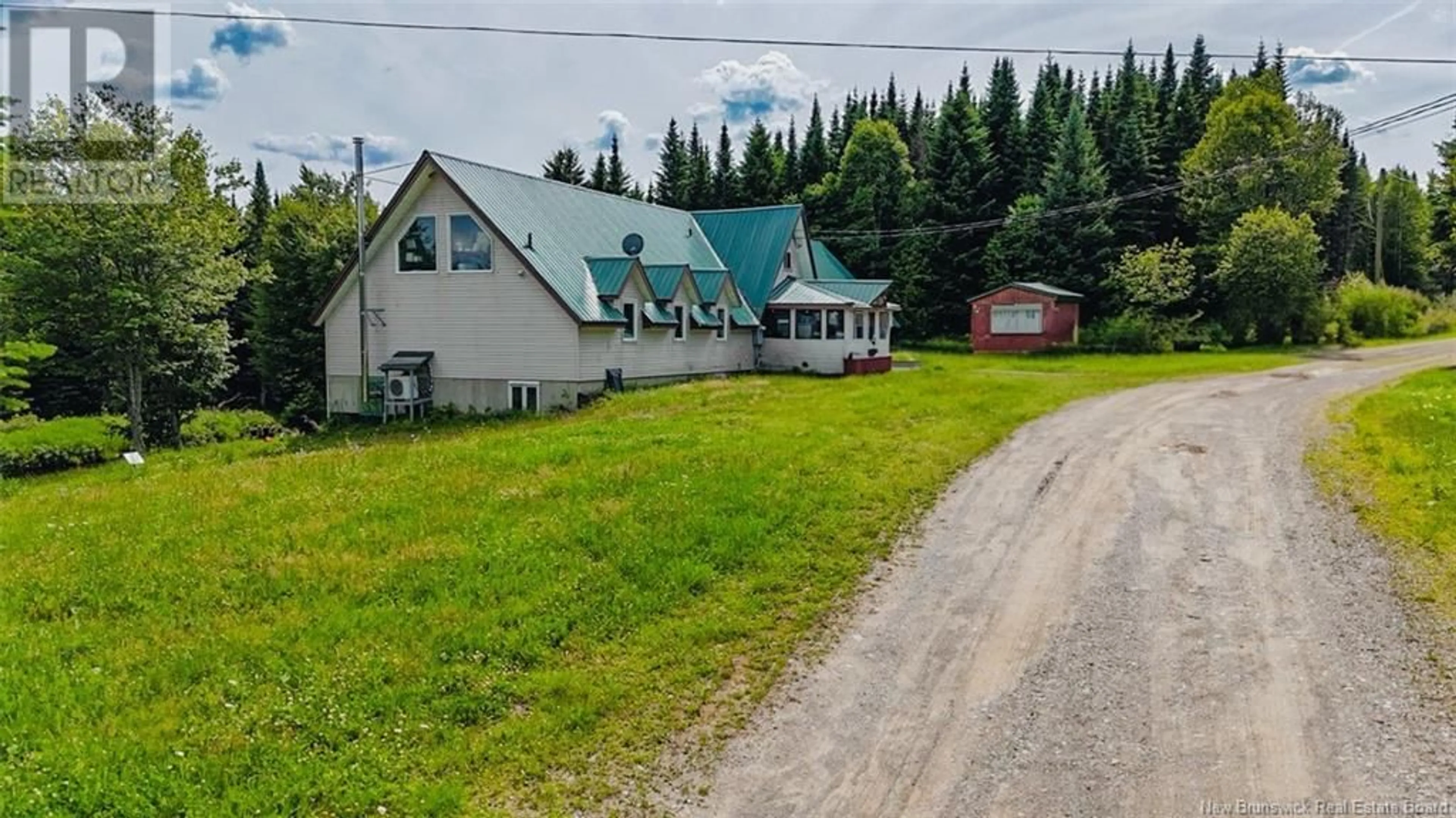 A pic from outside/outdoor area/front of a property/back of a property/a pic from drone, unknown for 19 CHIPMUNK LANE, Juniper New Brunswick E7L1J9