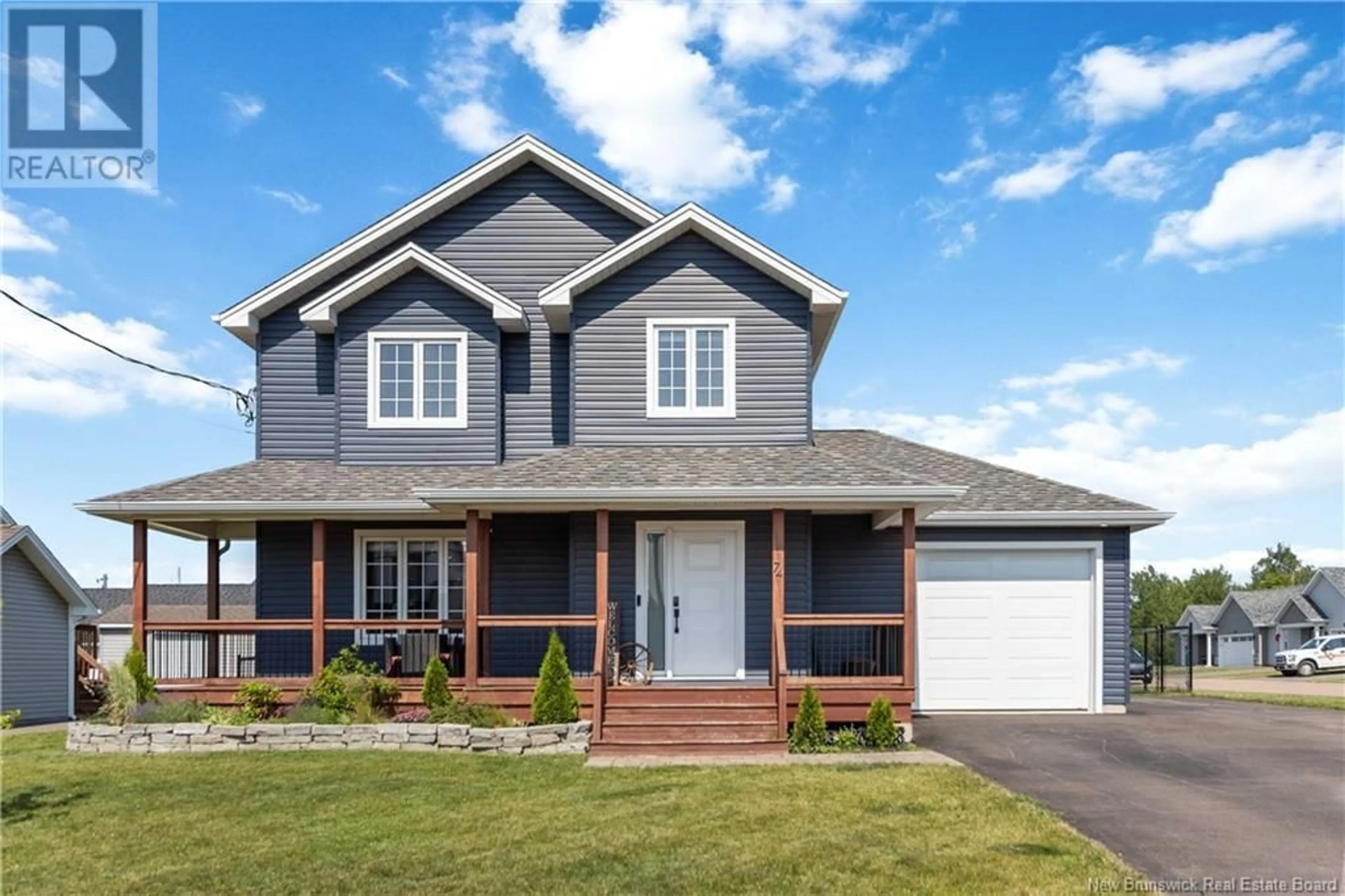 Home with vinyl exterior material, street for 74 LAFOREST STREET, Shediac New Brunswick E4P0P9