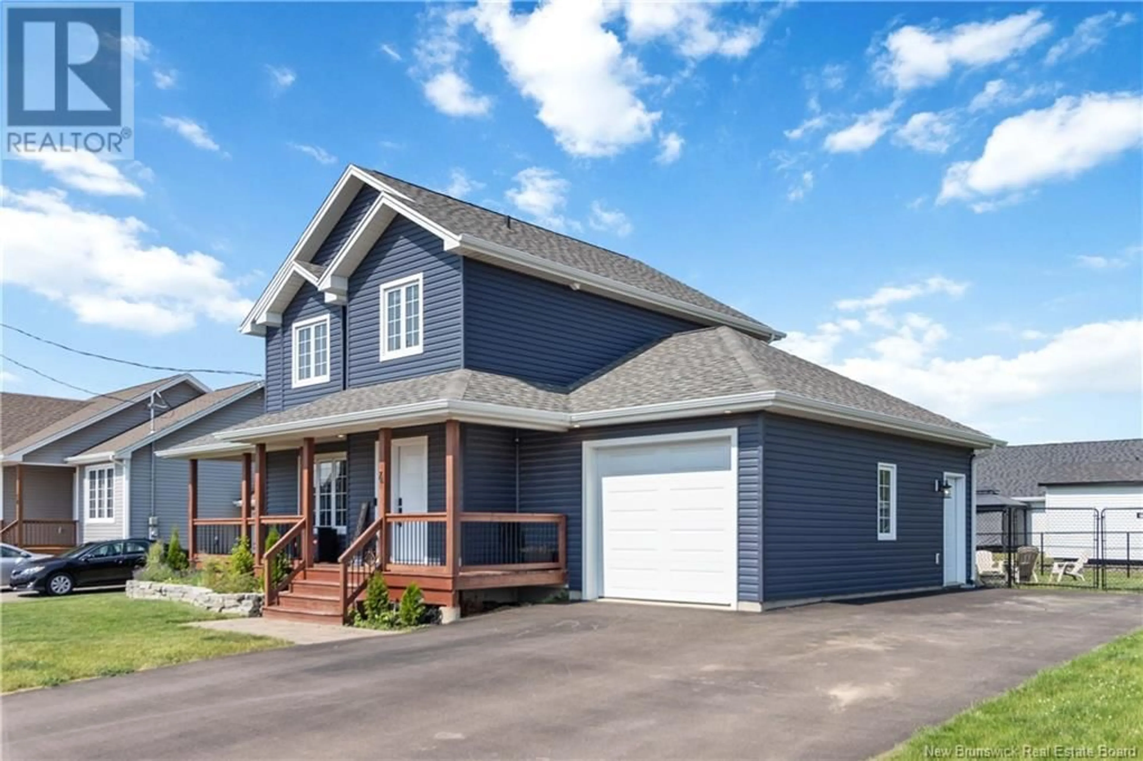 Home with vinyl exterior material, street for 74 LAFOREST STREET, Shediac New Brunswick E4P0P9
