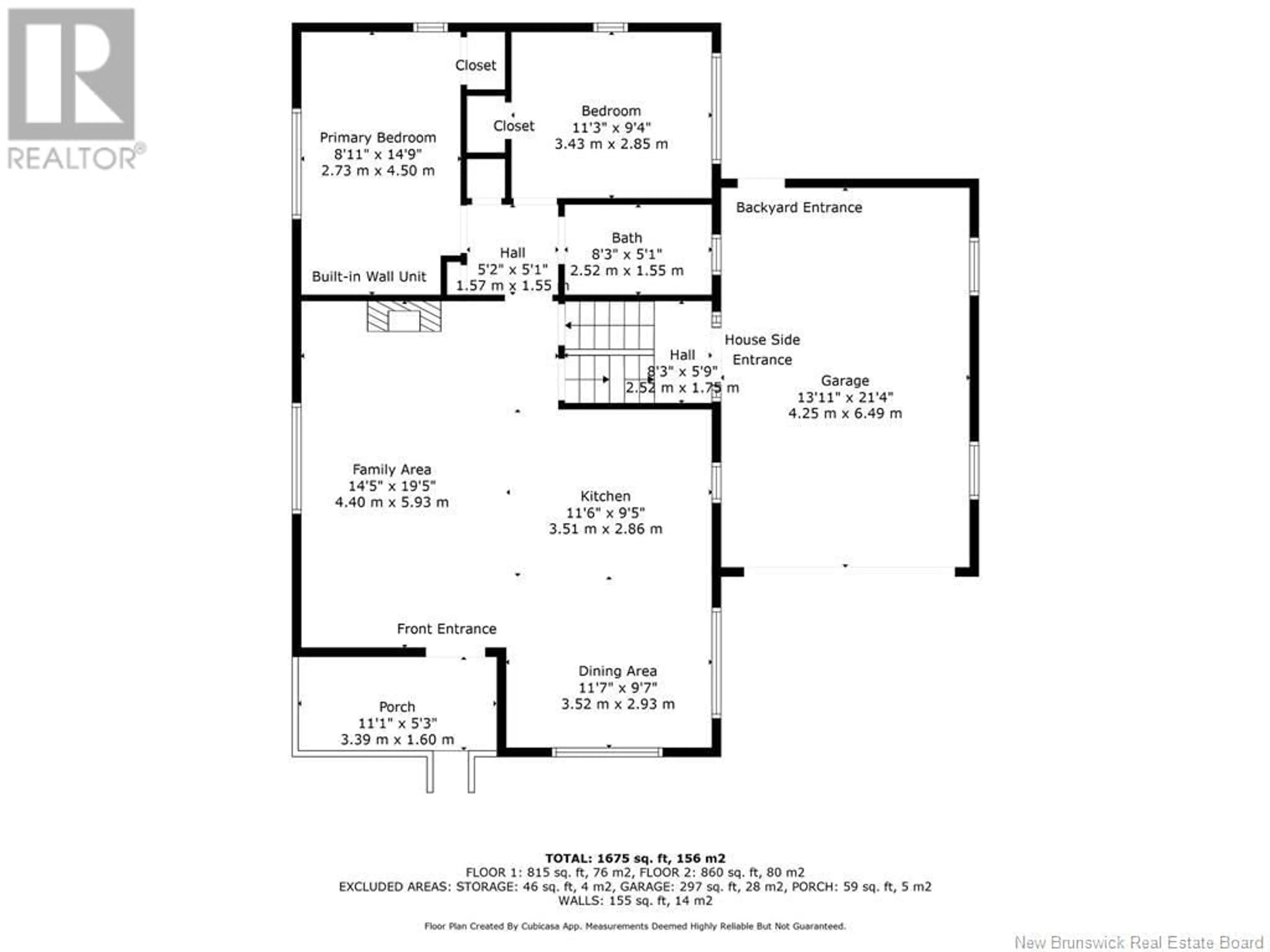 Floor plan for 34 MATHESON STREET, Campbellton New Brunswick E3N1N5