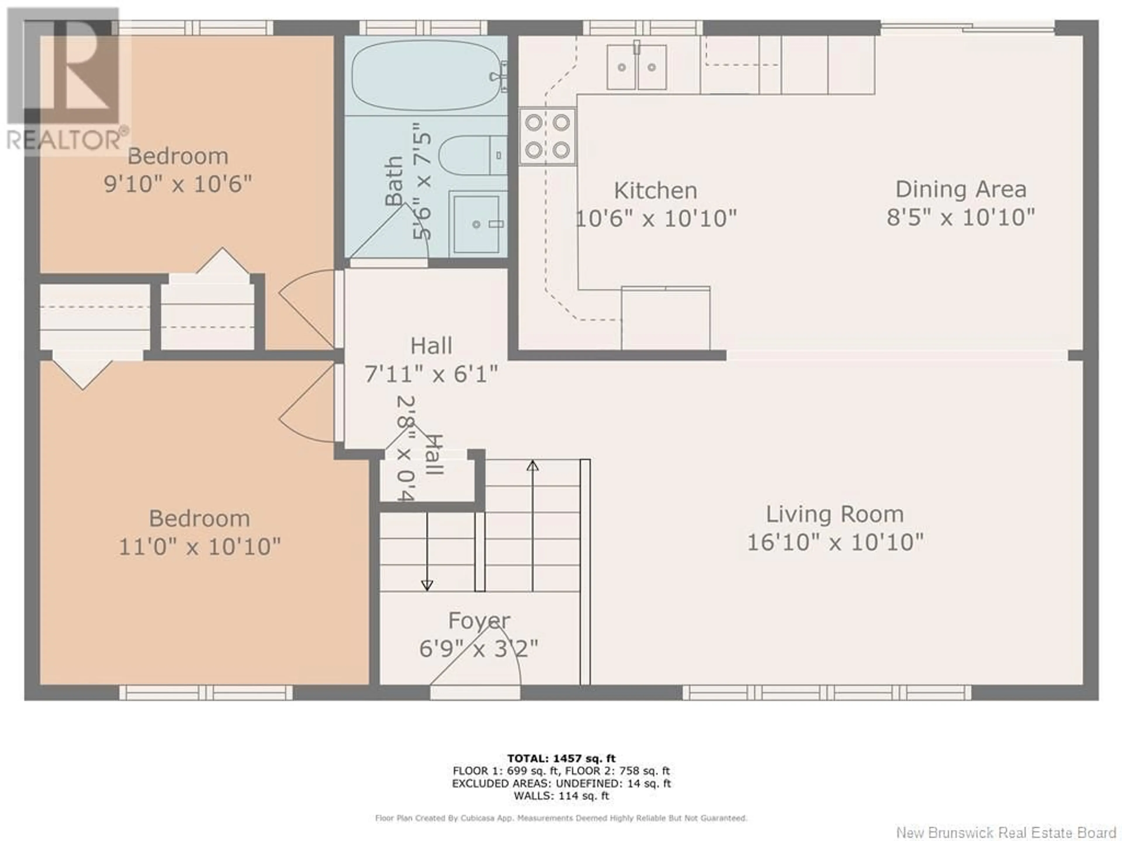 Floor plan for 289 DOVER, Campbellton New Brunswick E3N3L5