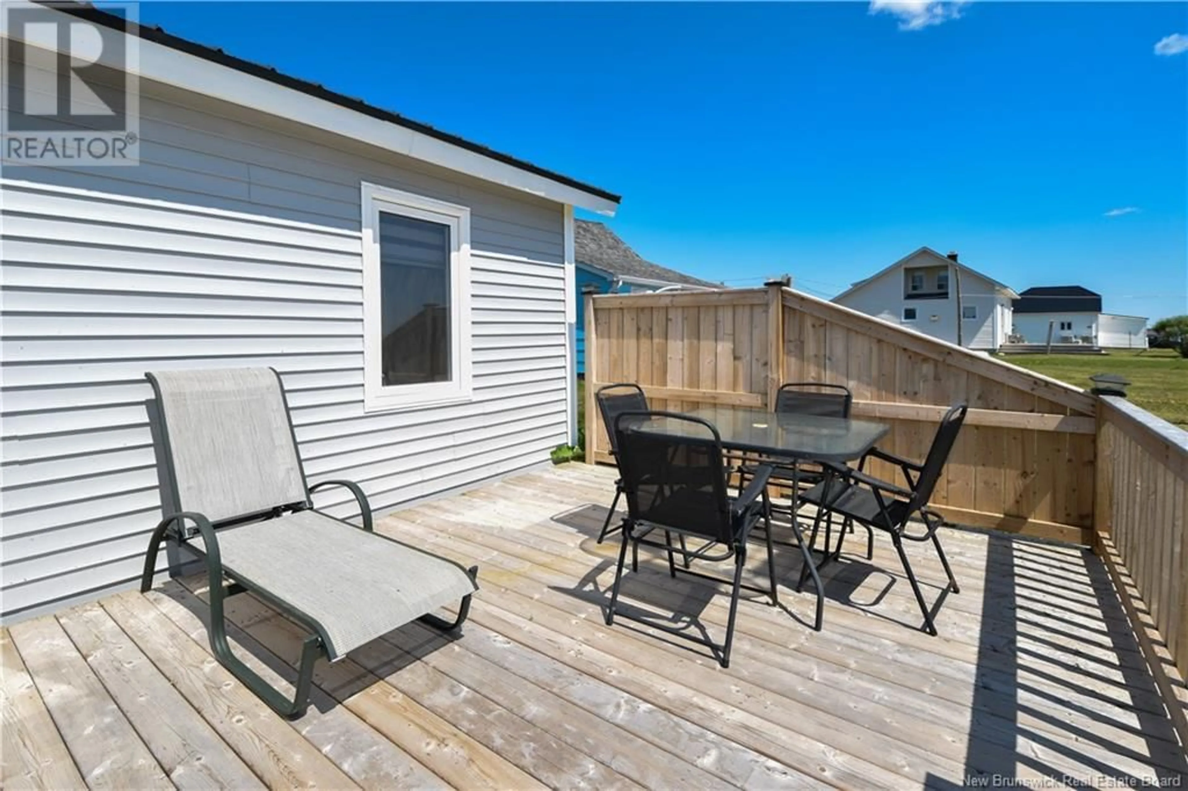 Patio, water/lake/river/ocean view for 101 PAULIN, Sainte-Marie-Saint-Raphaël New Brunswick E8T1T7