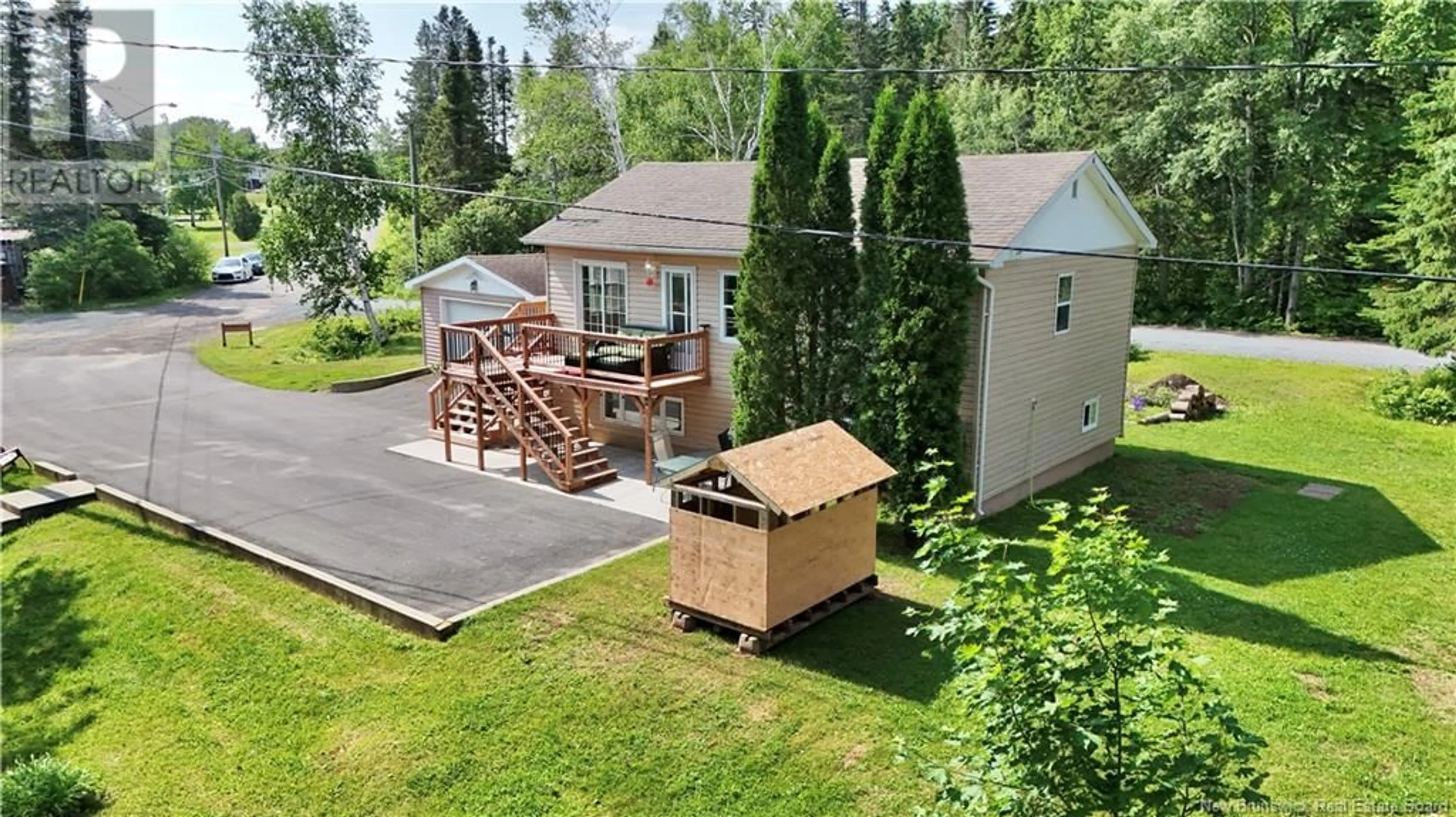 A pic from outside/outdoor area/front of a property/back of a property/a pic from drone, unknown for 2028 MILLSTREAM, Dunlop New Brunswick E8K2K3