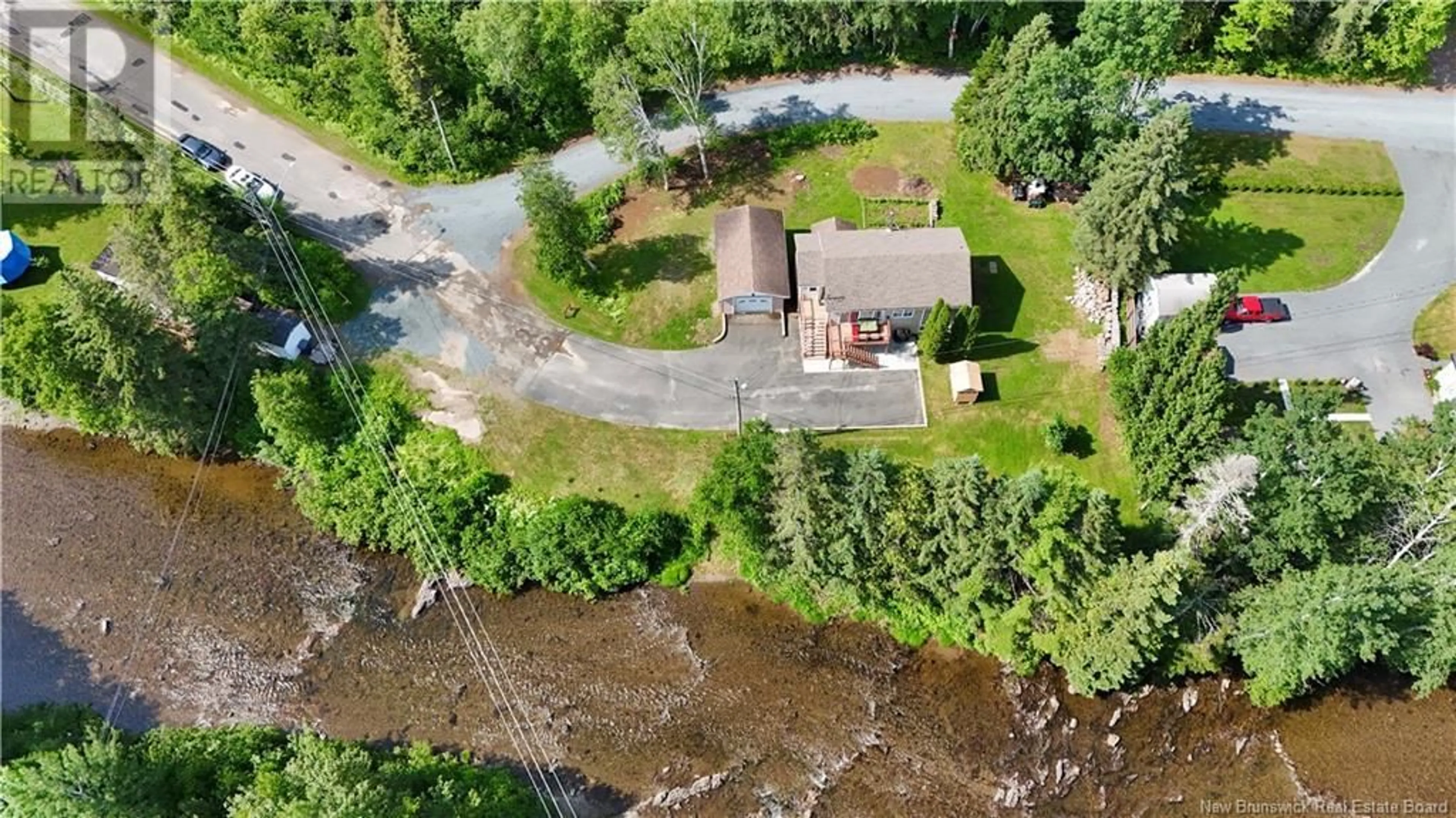 A pic from outside/outdoor area/front of a property/back of a property/a pic from drone, unknown for 2028 MILLSTREAM, Dunlop New Brunswick E8K2K3