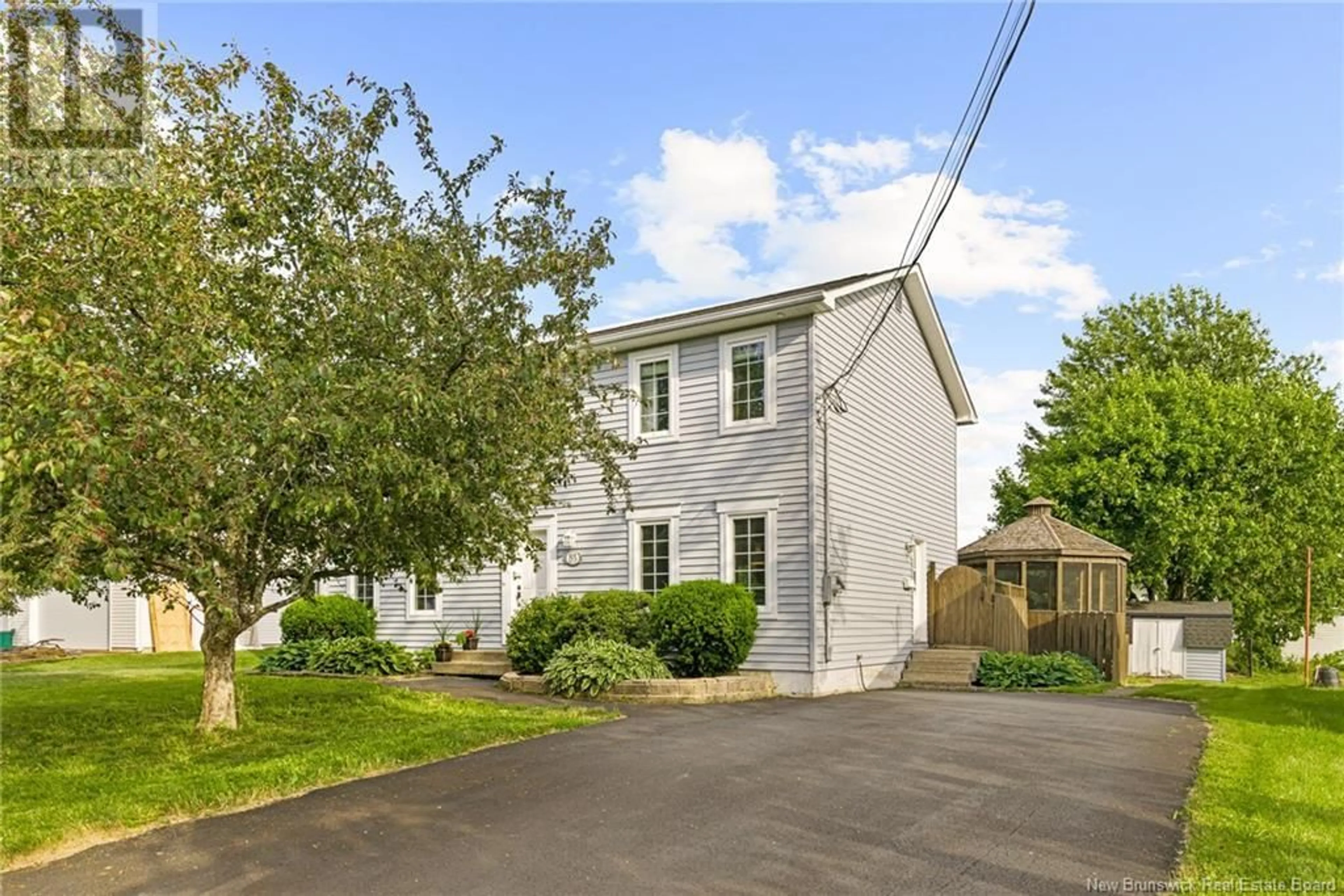 A pic from outside/outdoor area/front of a property/back of a property/a pic from drone, street for 85 CASTLE DRIVE, Moncton New Brunswick E1A6M2
