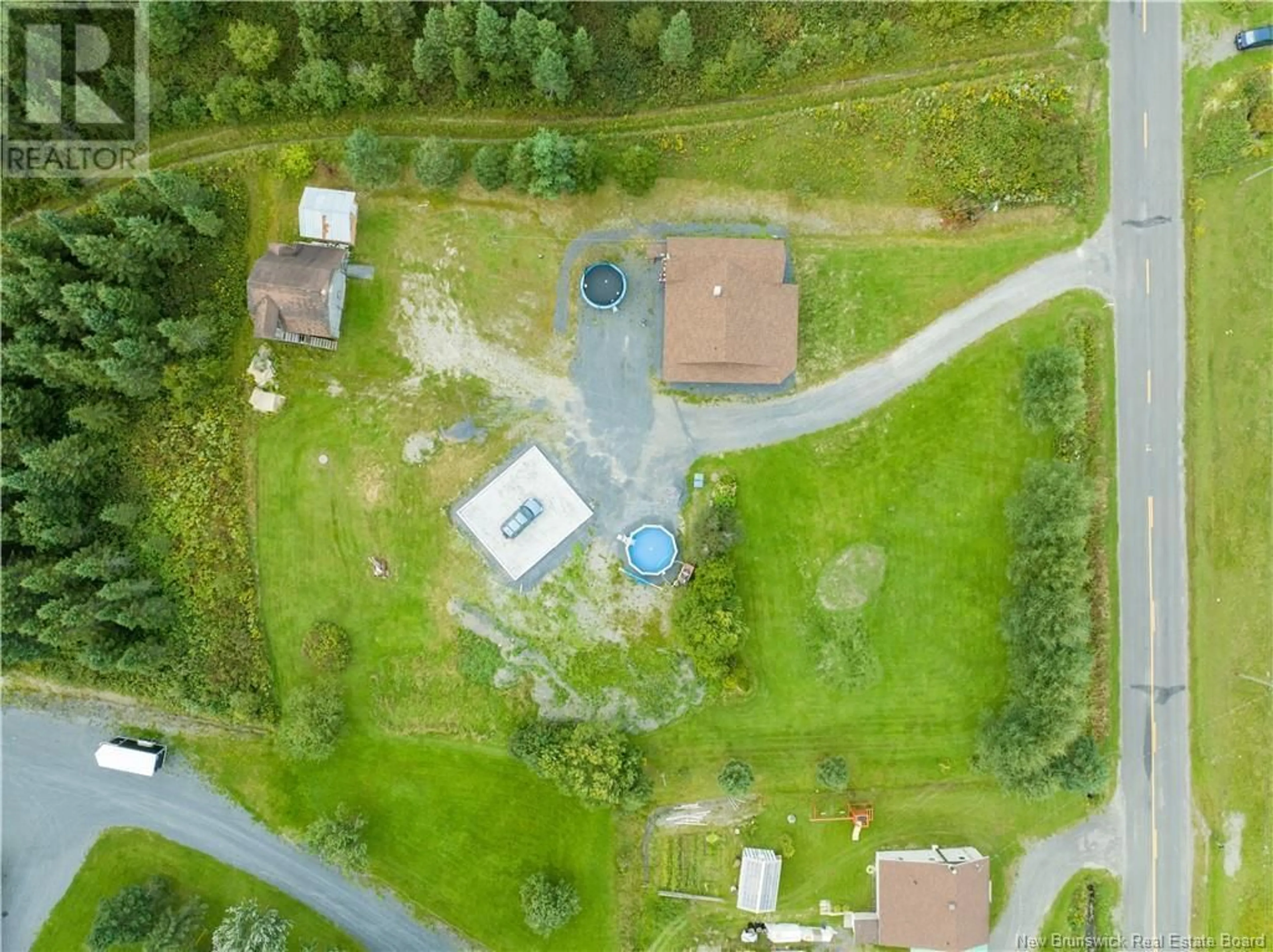 A pic from outside/outdoor area/front of a property/back of a property/a pic from drone, unknown for 474 TOUSSAINT ROAD, Saint-Joseph New Brunswick E7B2T8