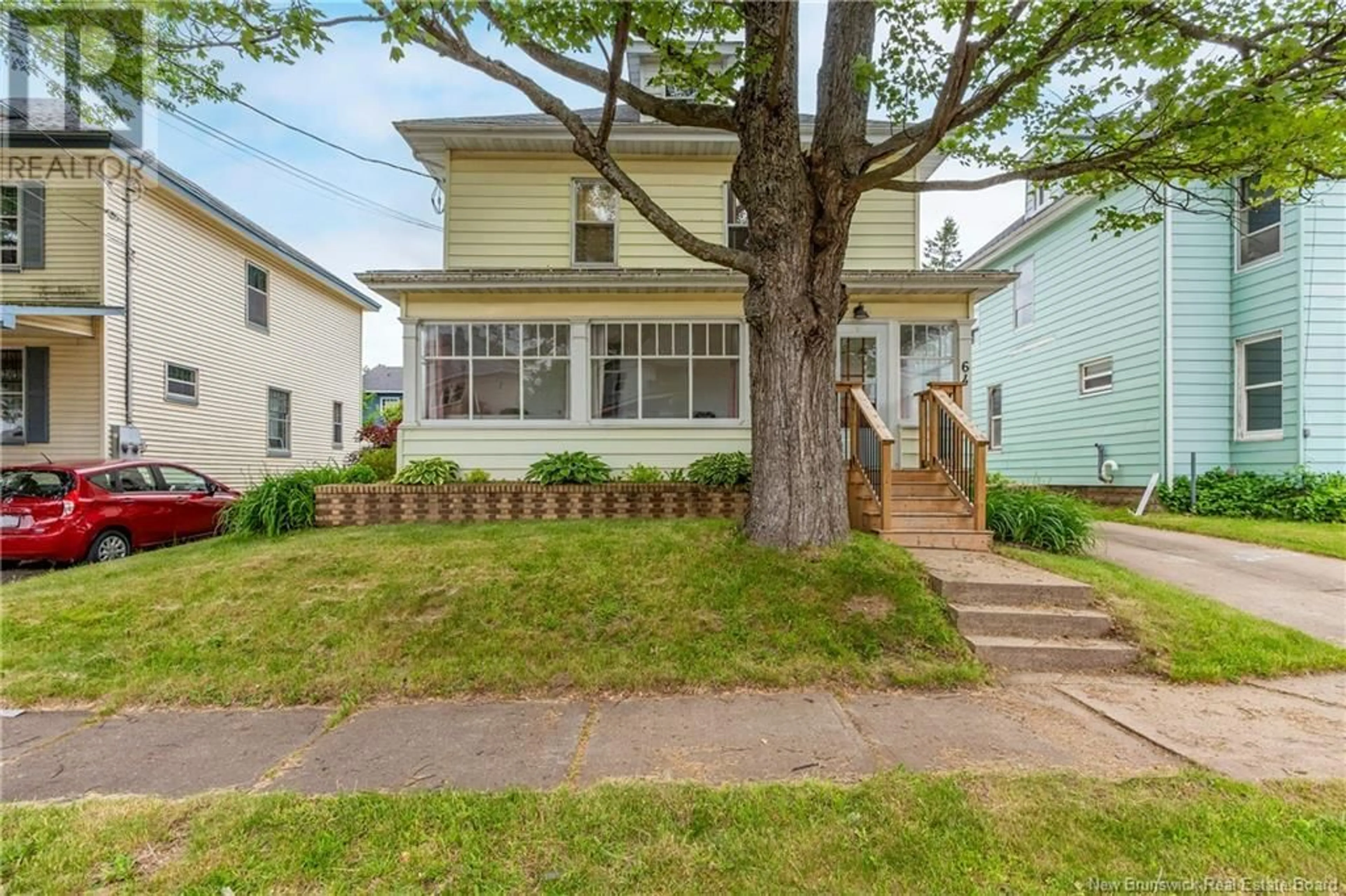Home with vinyl exterior material, street for 64 ENTERPRISE STREET, Moncton New Brunswick E1E3P5