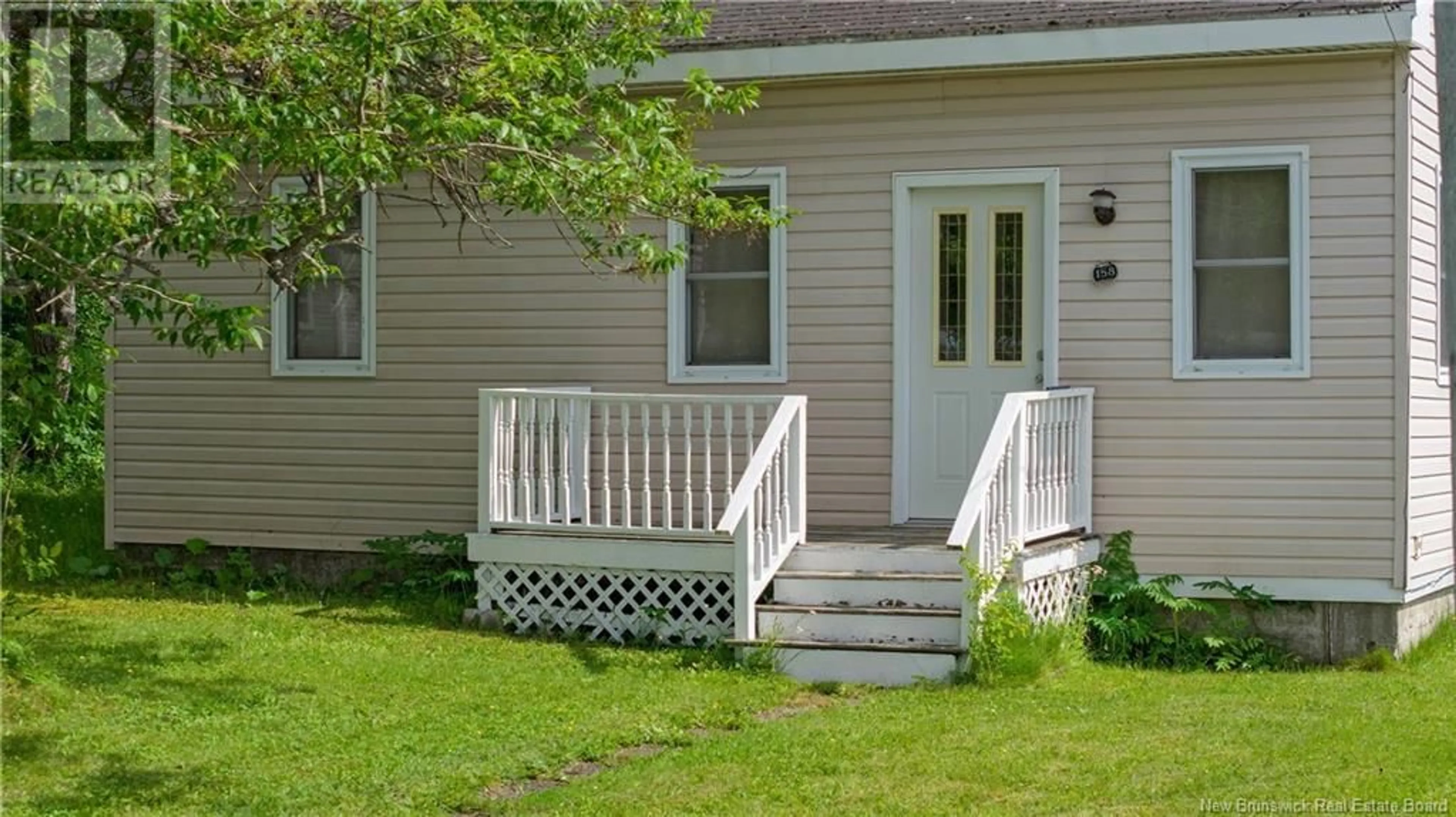 Home with vinyl exterior material, street for 158 MOLSON AVENUE, Saint John New Brunswick E2M3J3