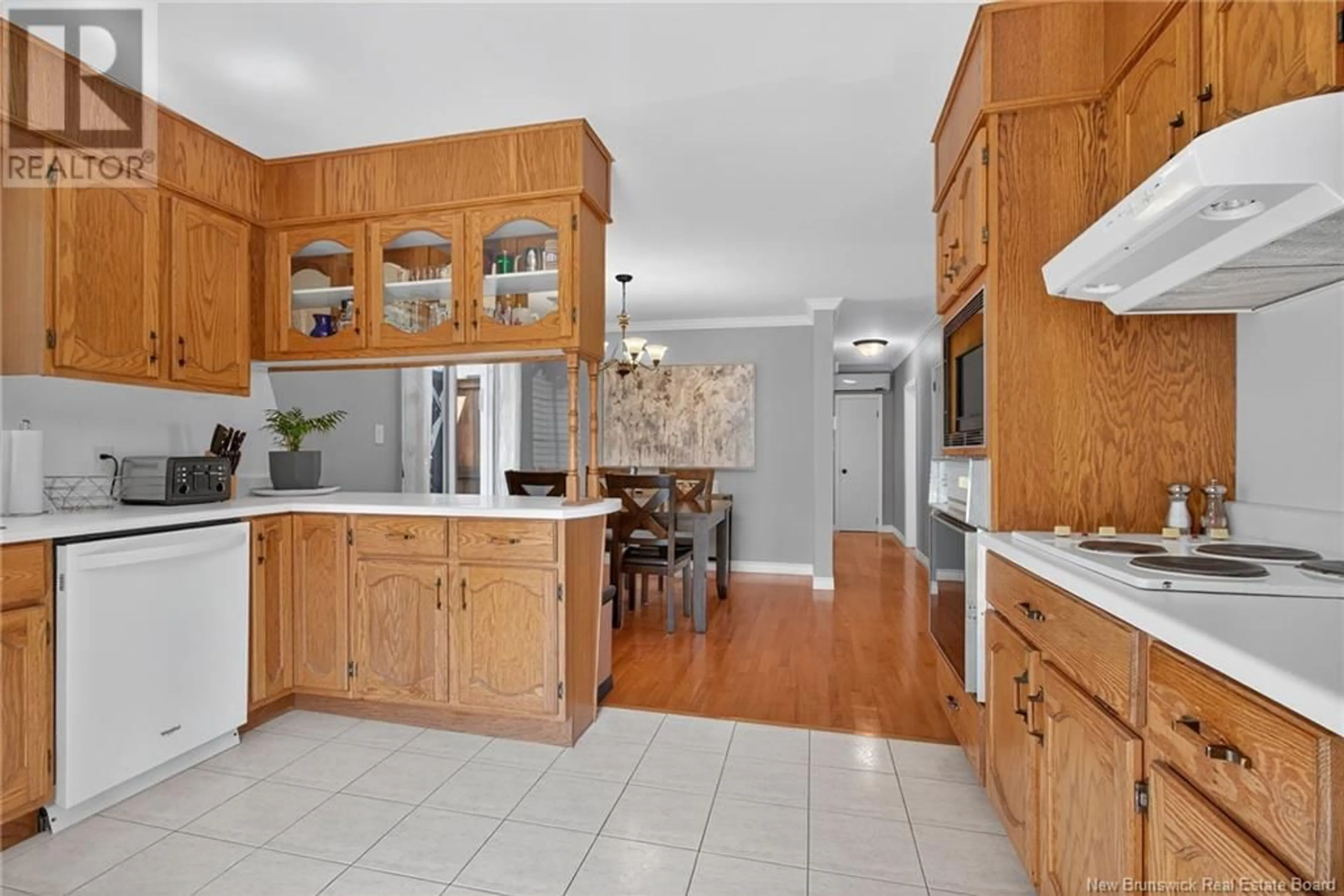 Open concept kitchen, ceramic/tile floor for 883 ROUTE 933, Haute-Aboujagane New Brunswick E4P5P9