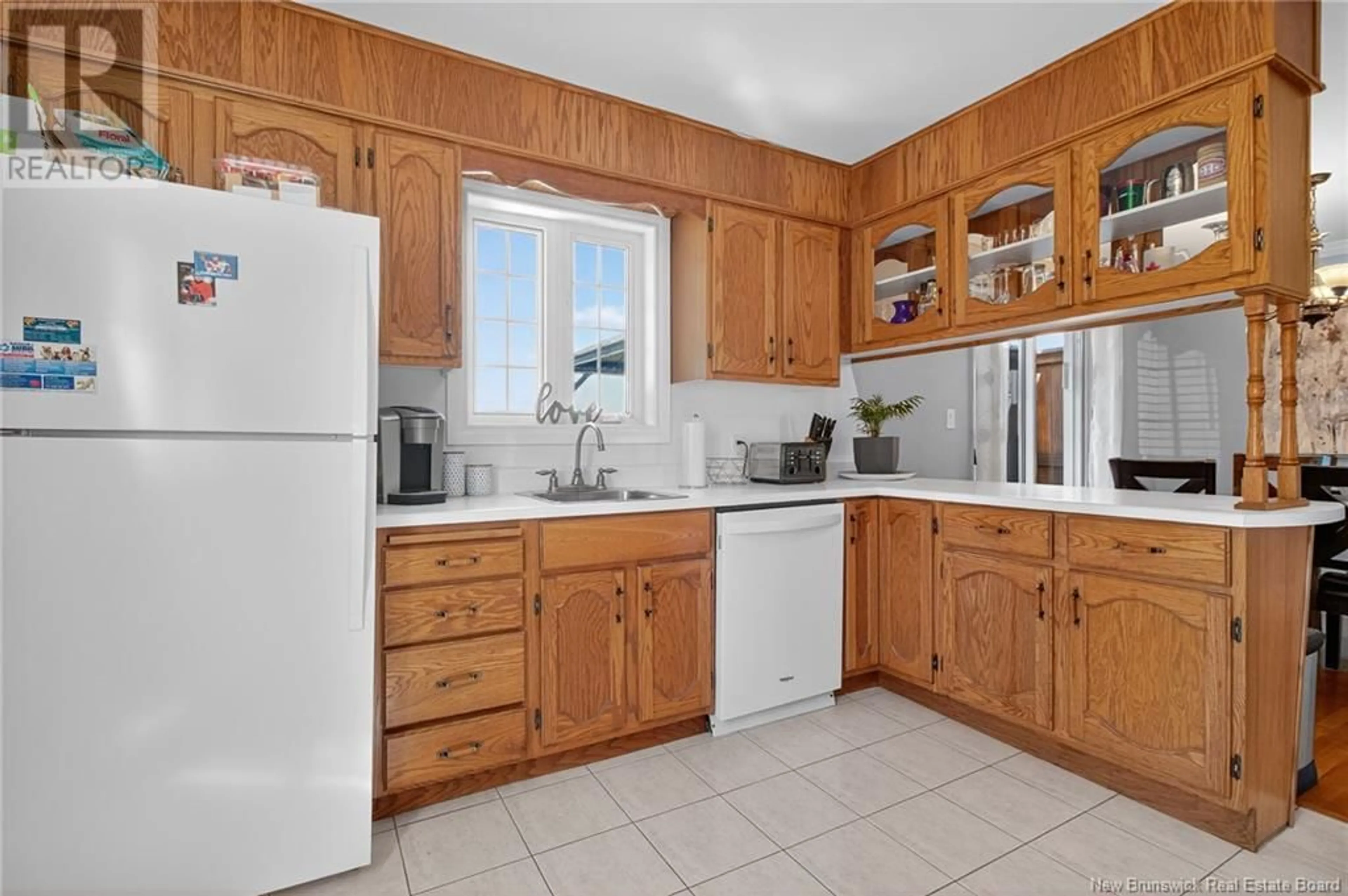 Standard kitchen, ceramic/tile floor for 883 ROUTE 933, Haute-Aboujagane New Brunswick E4P5P9