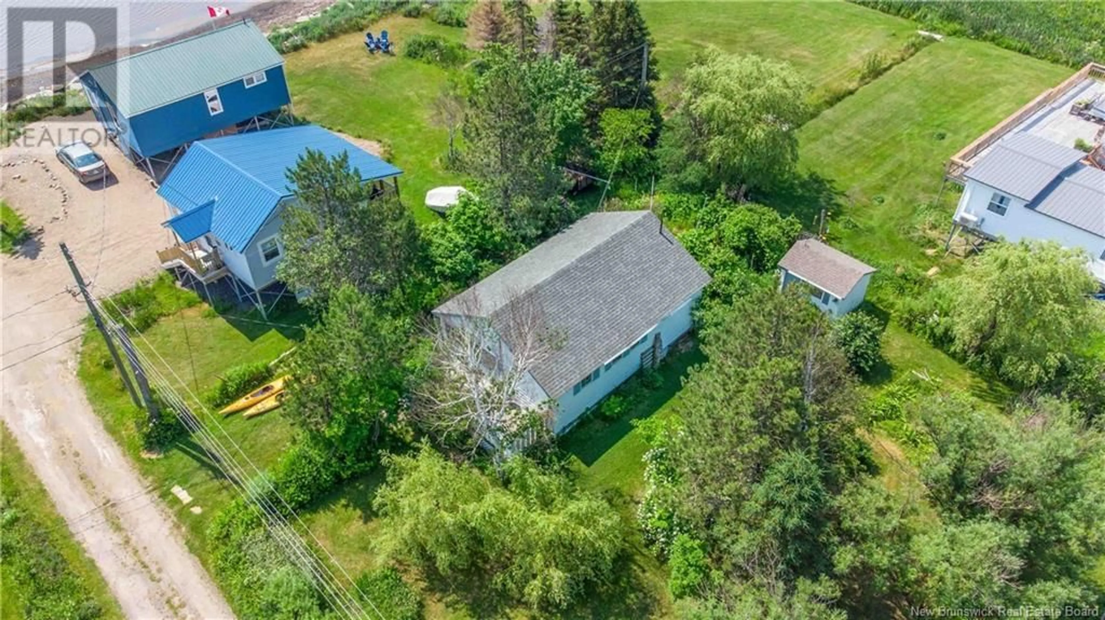 A pic from outside/outdoor area/front of a property/back of a property/a pic from drone, unknown for 90 EMMANUEL ROAD, Grande-Digue New Brunswick E4R4J6