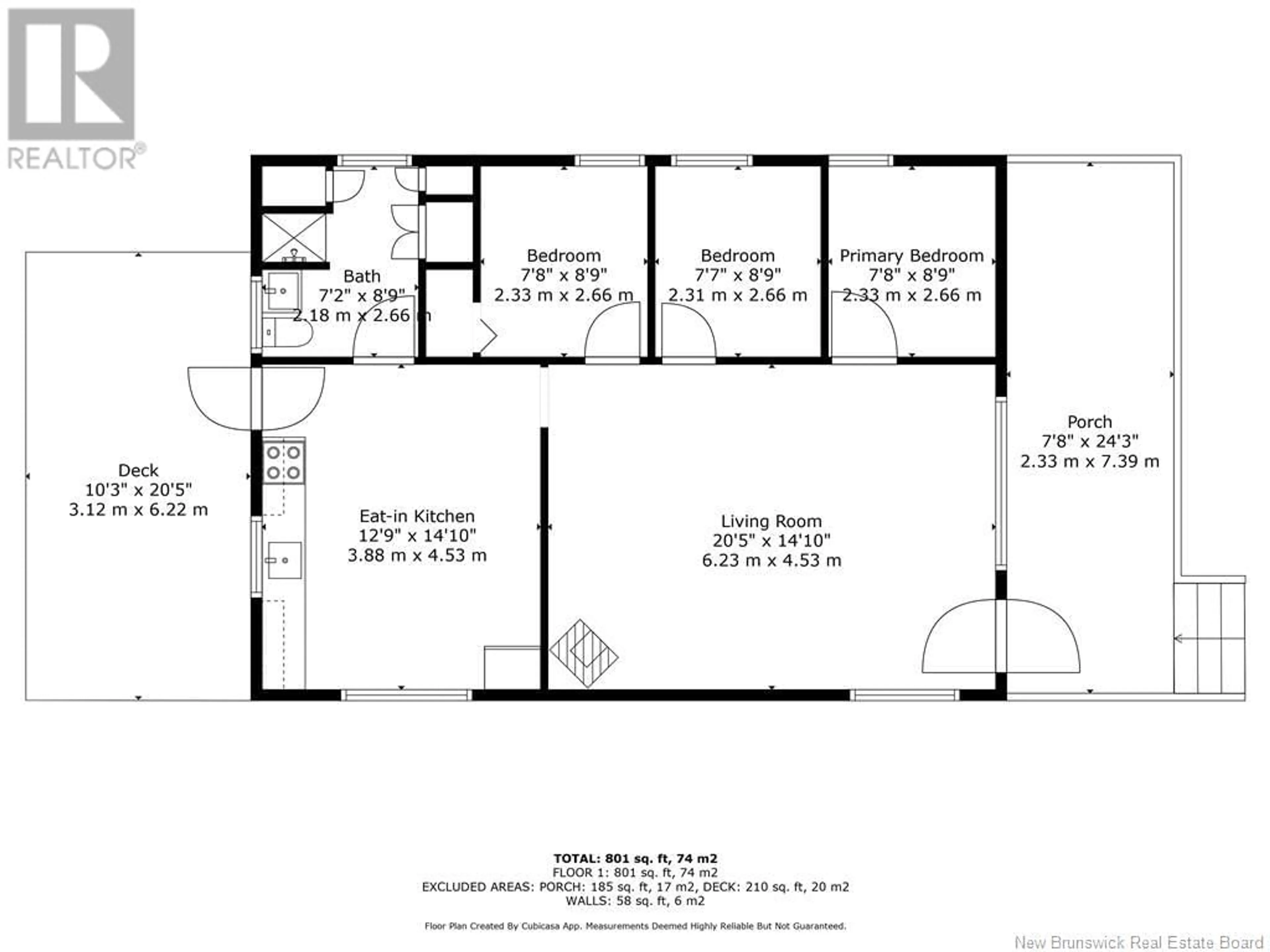 Floor plan for 90 EMMANUEL ROAD, Grande-Digue New Brunswick E4R4J6