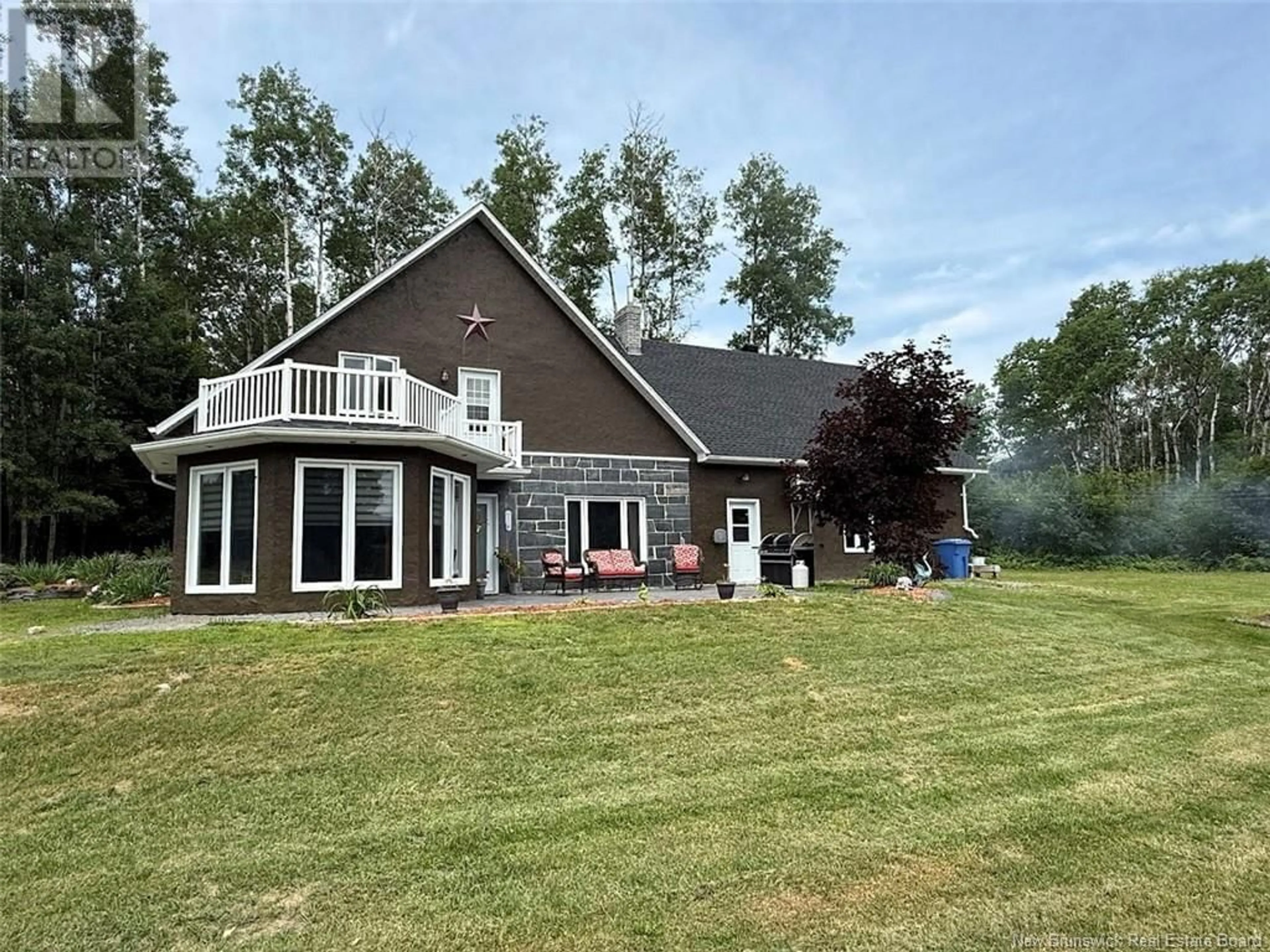 A pic from outside/outdoor area/front of a property/back of a property/a pic from drone, water/lake/river/ocean view for 1334 205 ROUTE ROUTE, Clair New Brunswick E7A1Y2