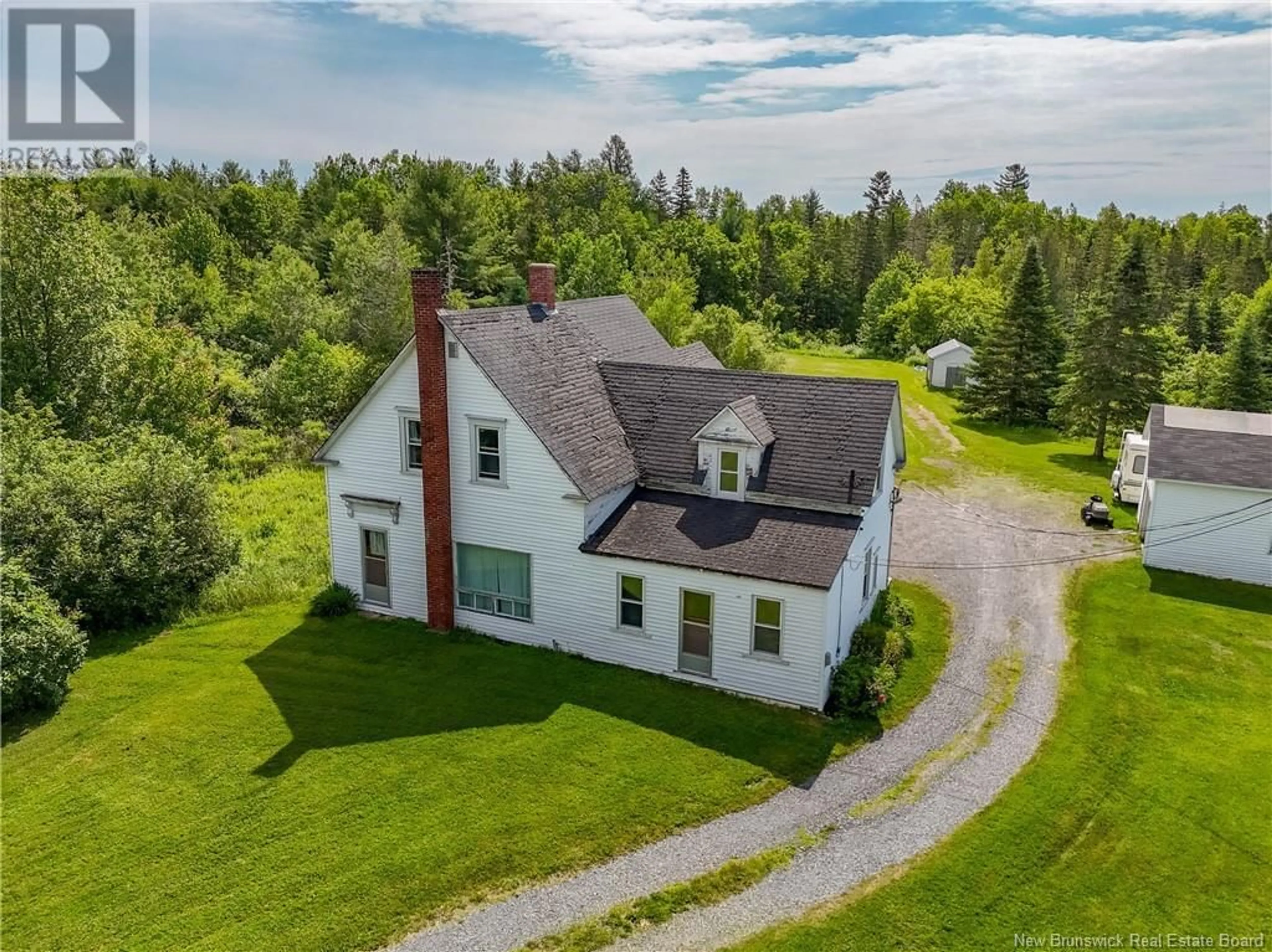 A pic from outside/outdoor area/front of a property/back of a property/a pic from drone, unknown for 847 CHARTERS SETTLEMENT ROAD, Charters Settlement New Brunswick E3C1V9