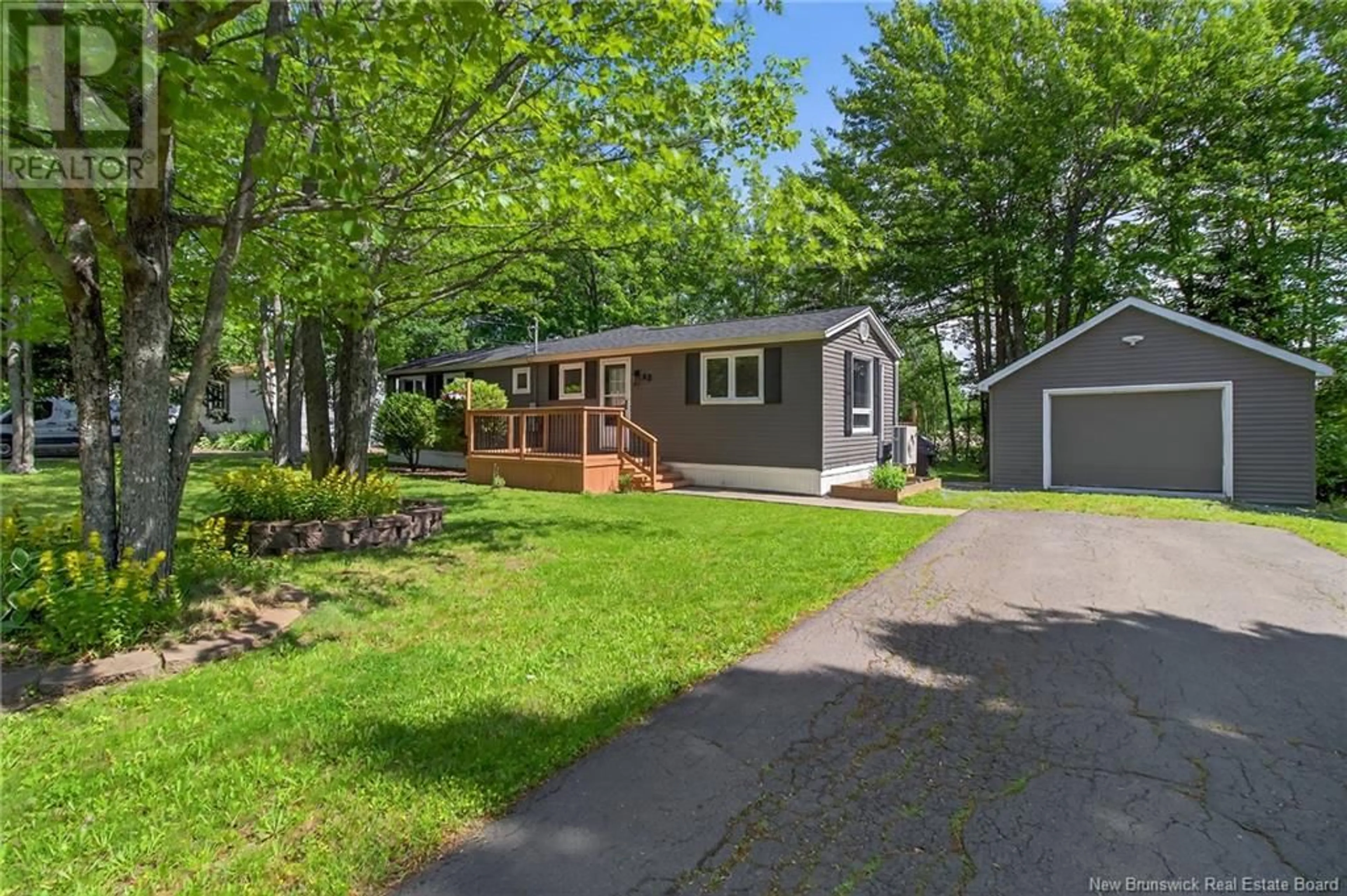 Home with vinyl exterior material, street for 45 CEDARGROVE STREET, Moncton New Brunswick E1H2T7