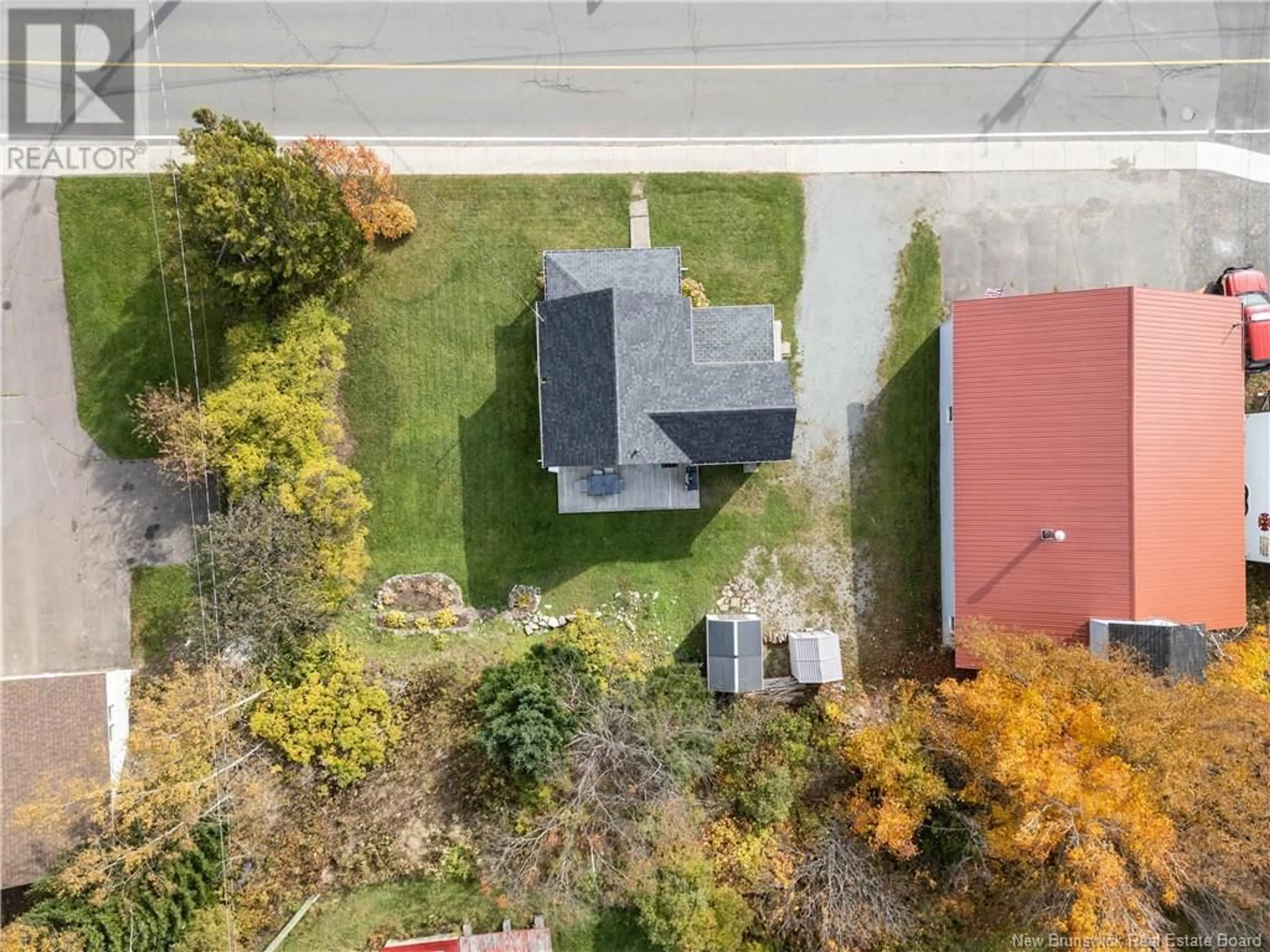 A pic from outside/outdoor area/front of a property/back of a property/a pic from drone, street for 8560 MAIN STREET, Alma New Brunswick E4H1N3
