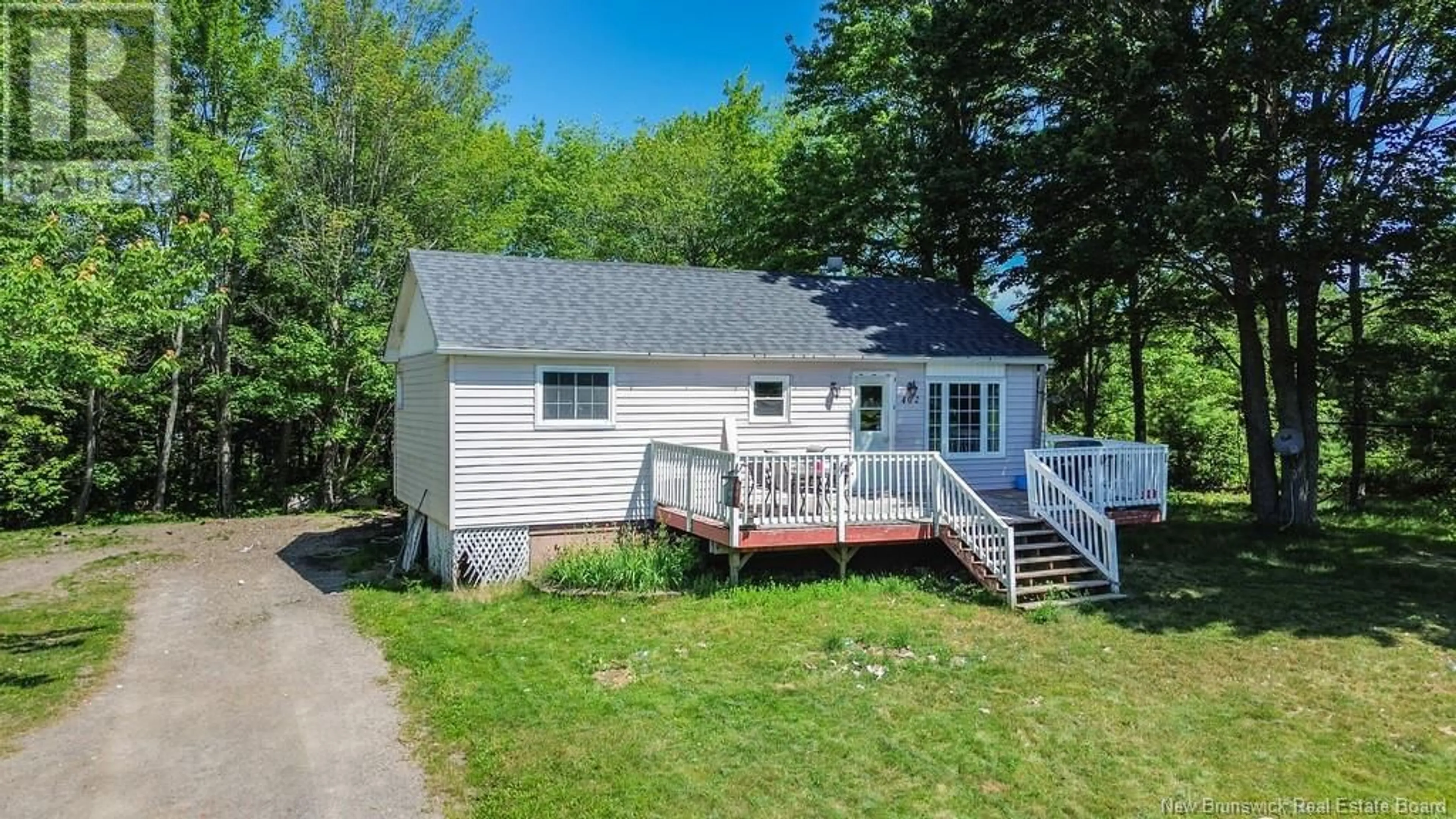 Home with vinyl exterior material, street for 402 BRANCH ROAD, Geary New Brunswick E2V4A4