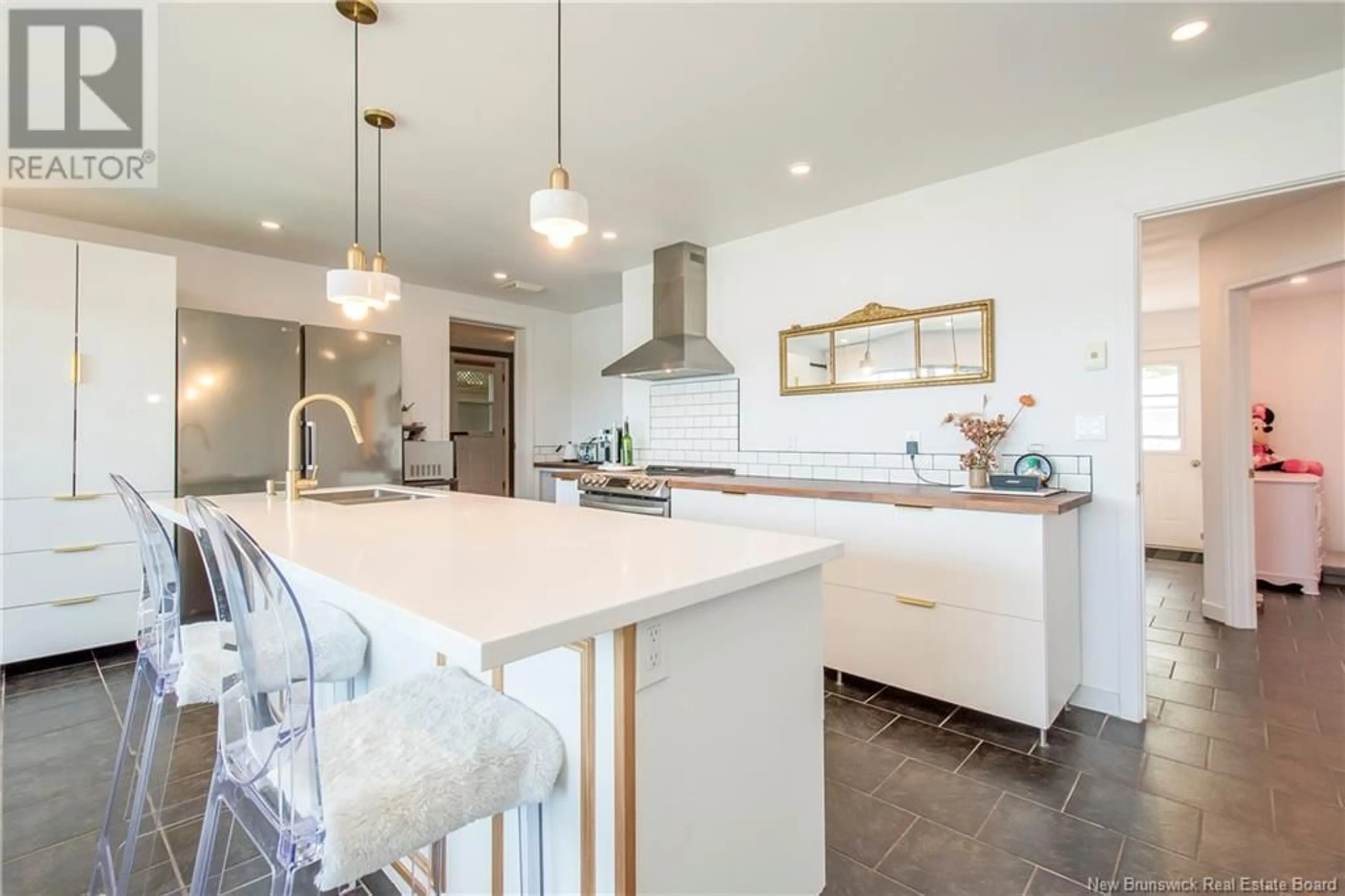 Open concept kitchen, ceramic/tile floor for 2068 ROTHESAY, Rothesay New Brunswick E2H2K3