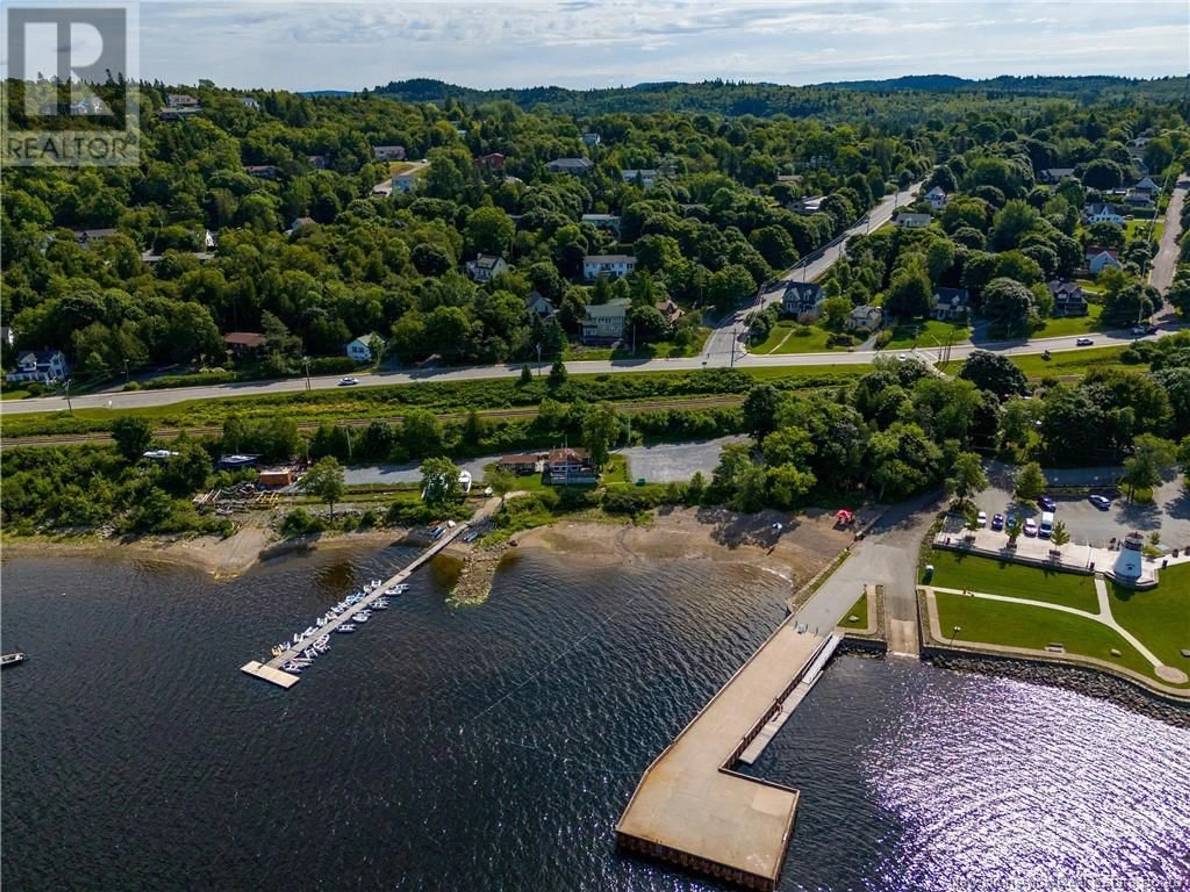 A pic from outside/outdoor area/front of a property/back of a property/a pic from drone, water/lake/river/ocean view for 2068 ROTHESAY, Rothesay New Brunswick E2H2K3