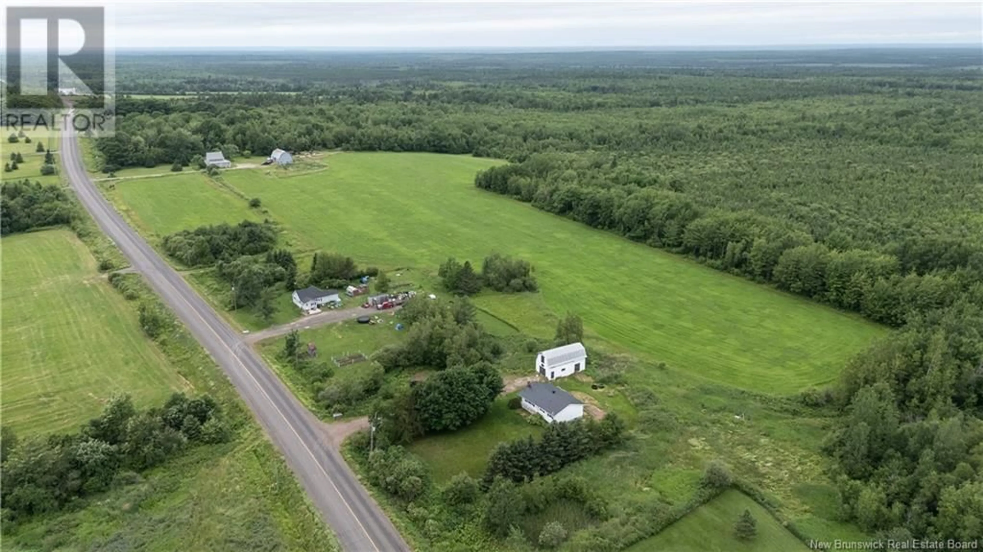 A pic from outside/outdoor area/front of a property/back of a property/a pic from drone, unknown for 3769 ROUTE 112, Second North River New Brunswick E4J3X7