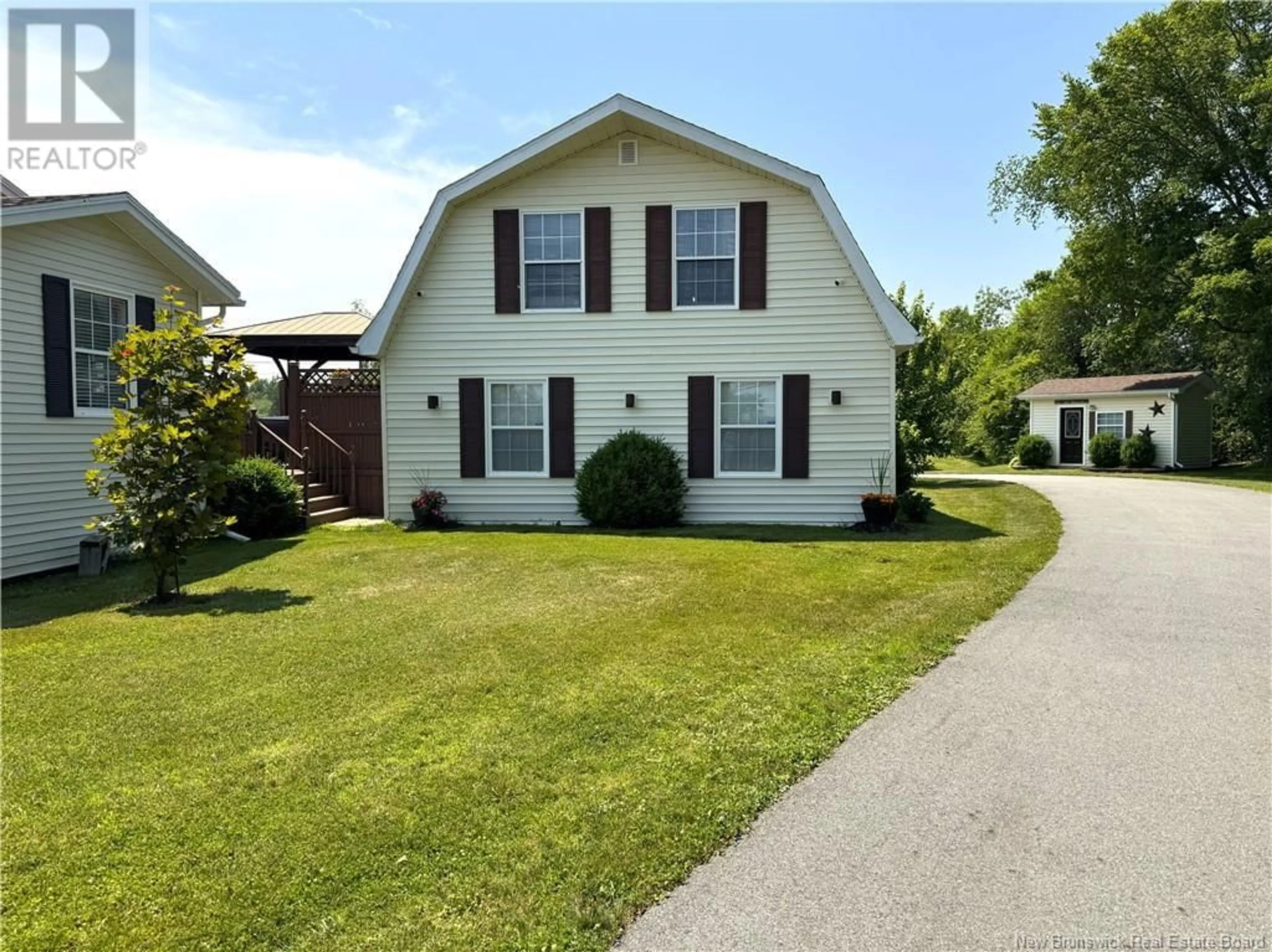Home with vinyl exterior material, street for 9298 ROUTE 3, St. Stephen New Brunswick E3L2W9
