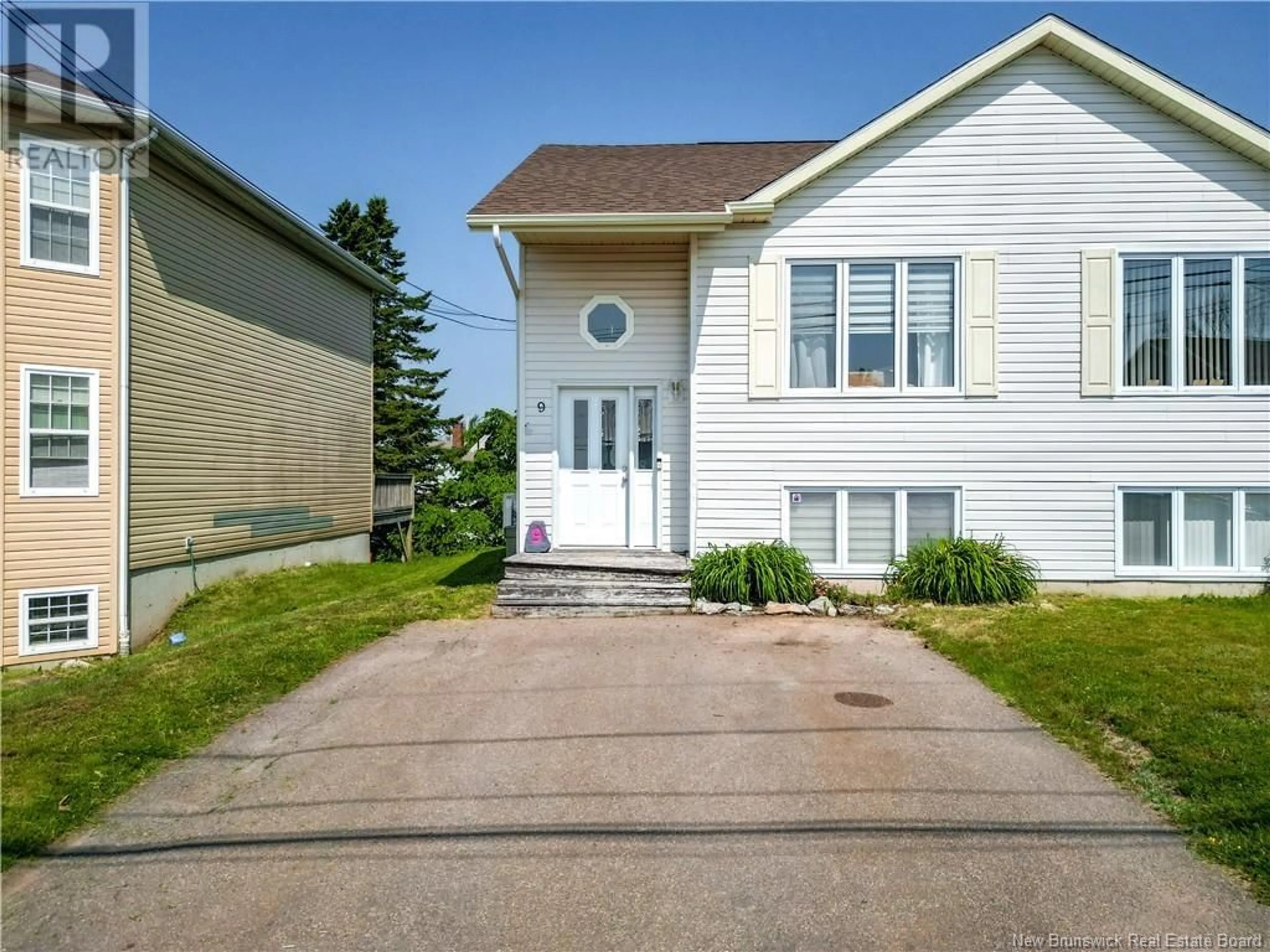 Home with vinyl exterior material, street for 9 LANDRY, Moncton New Brunswick E1A7A4