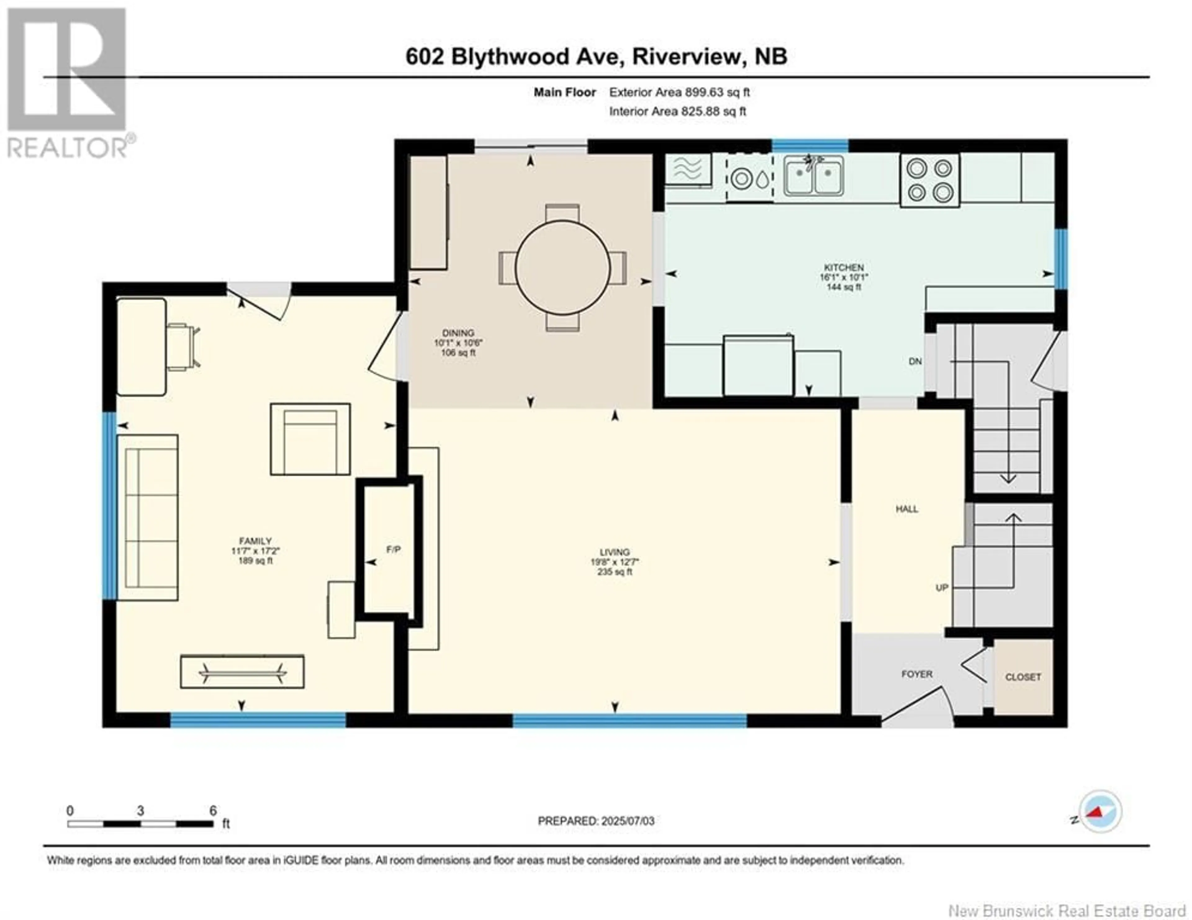 Floor plan for 602 BLYTHWOOD AVENUE, Riverview New Brunswick E1B2H5