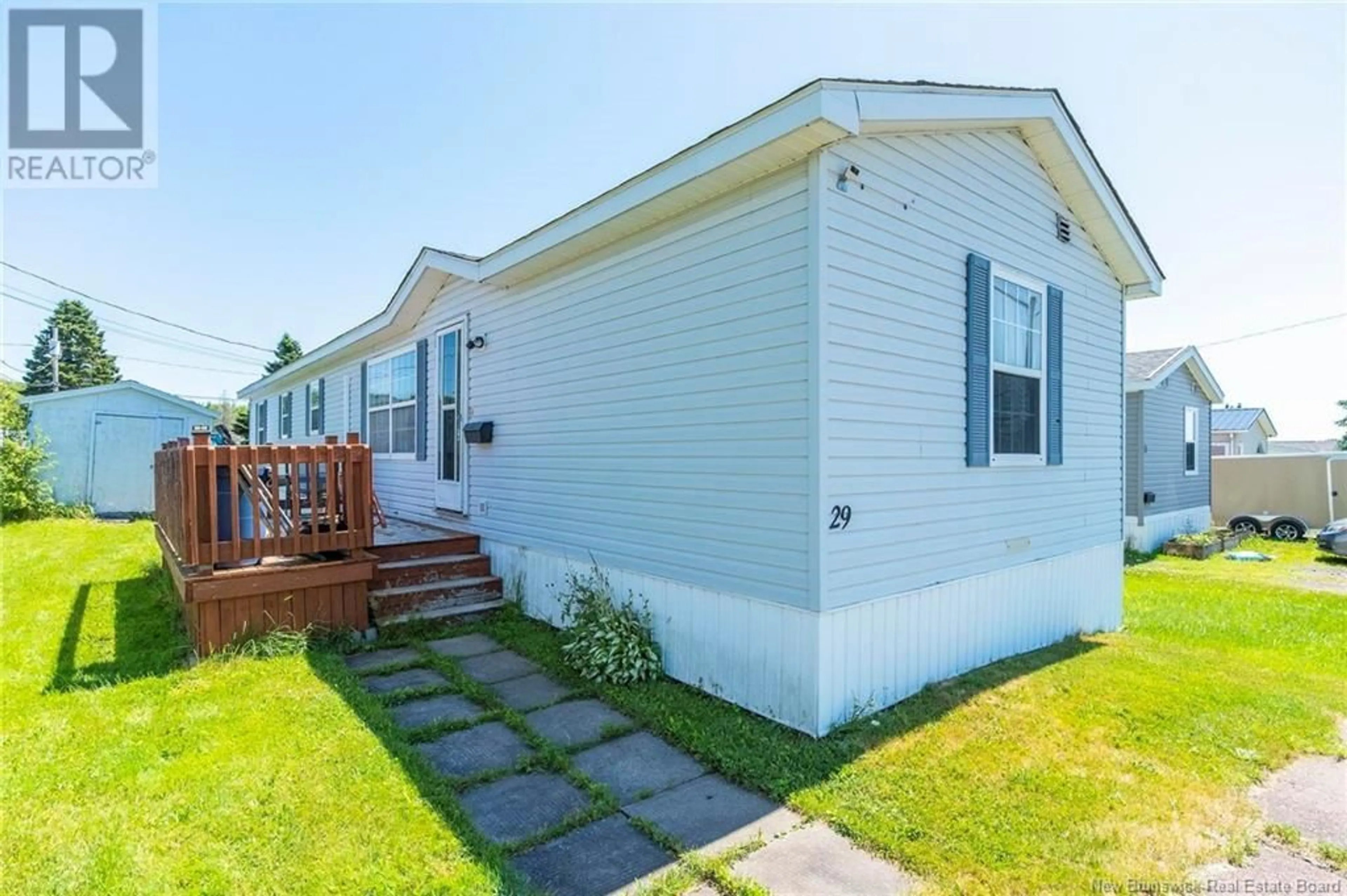 Home with vinyl exterior material, street for 29 GERALD BOULEVARD, Moncton New Brunswick E1E3T3
