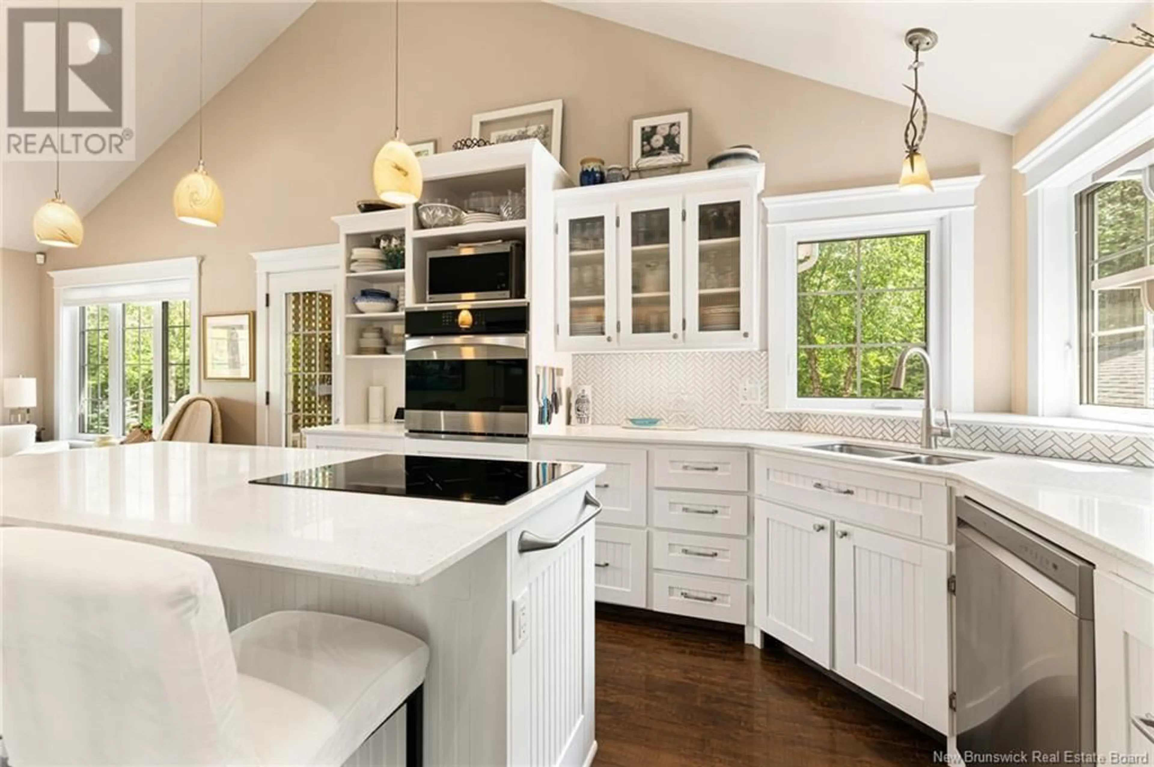 Open concept kitchen, ceramic/tile floor for 84 OLD COACH STREET, Riverview New Brunswick E1B1N8