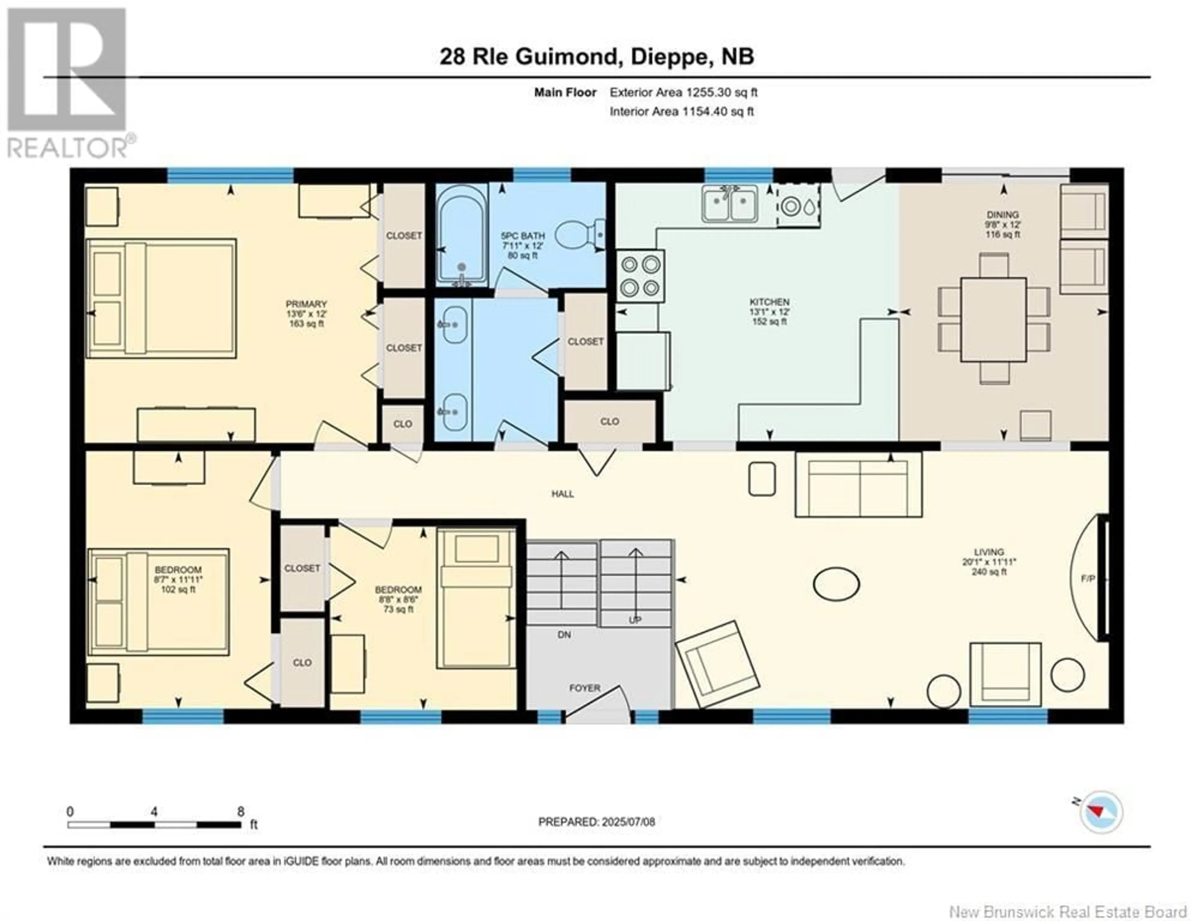 Floor plan for 28 GUIMOND COURT, Dieppe New Brunswick E1A5A3