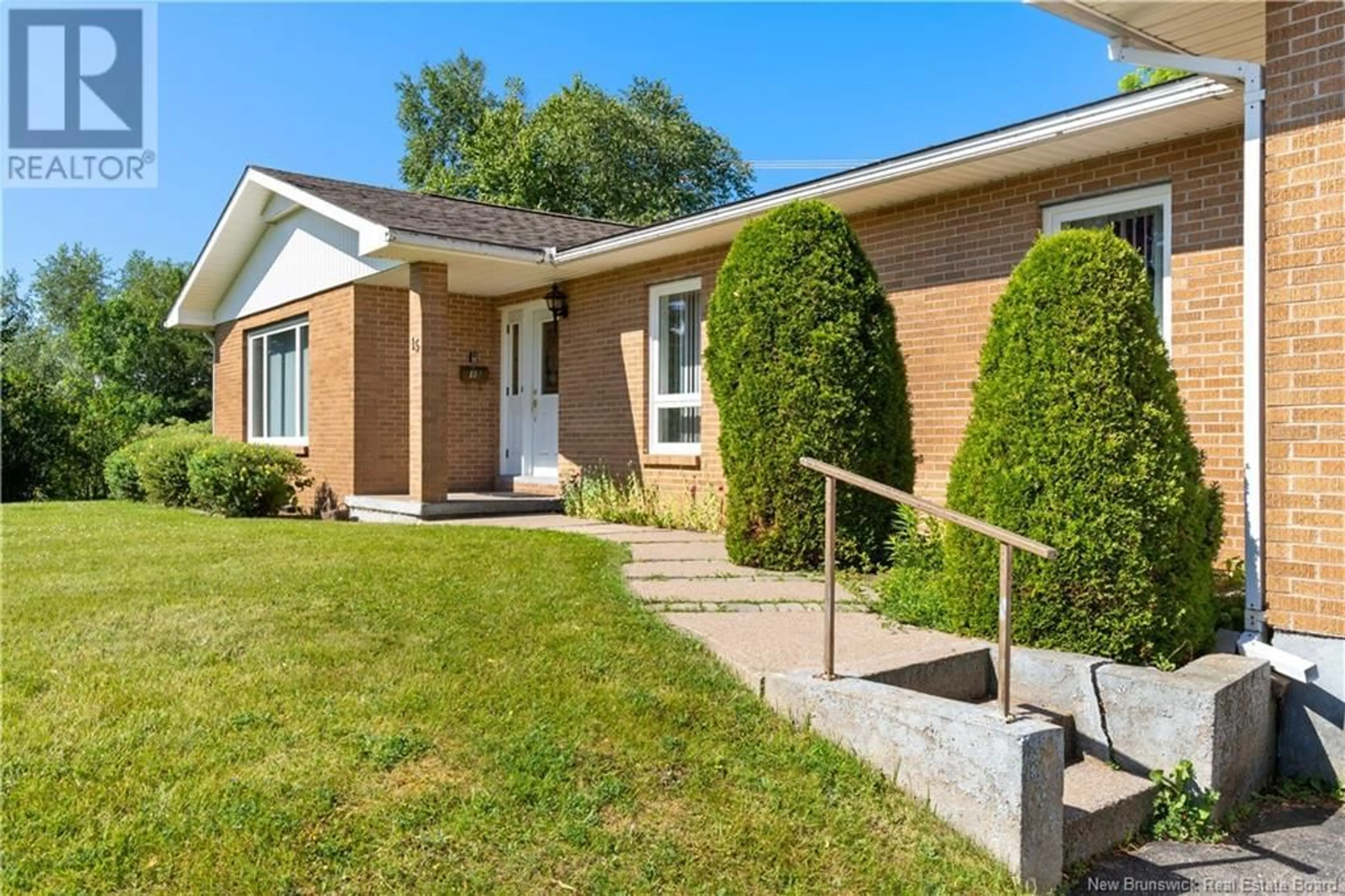 Home with brick exterior material, street for 15 SUNSHINE GARDENS AVENUE, Sussex New Brunswick E4E2E3
